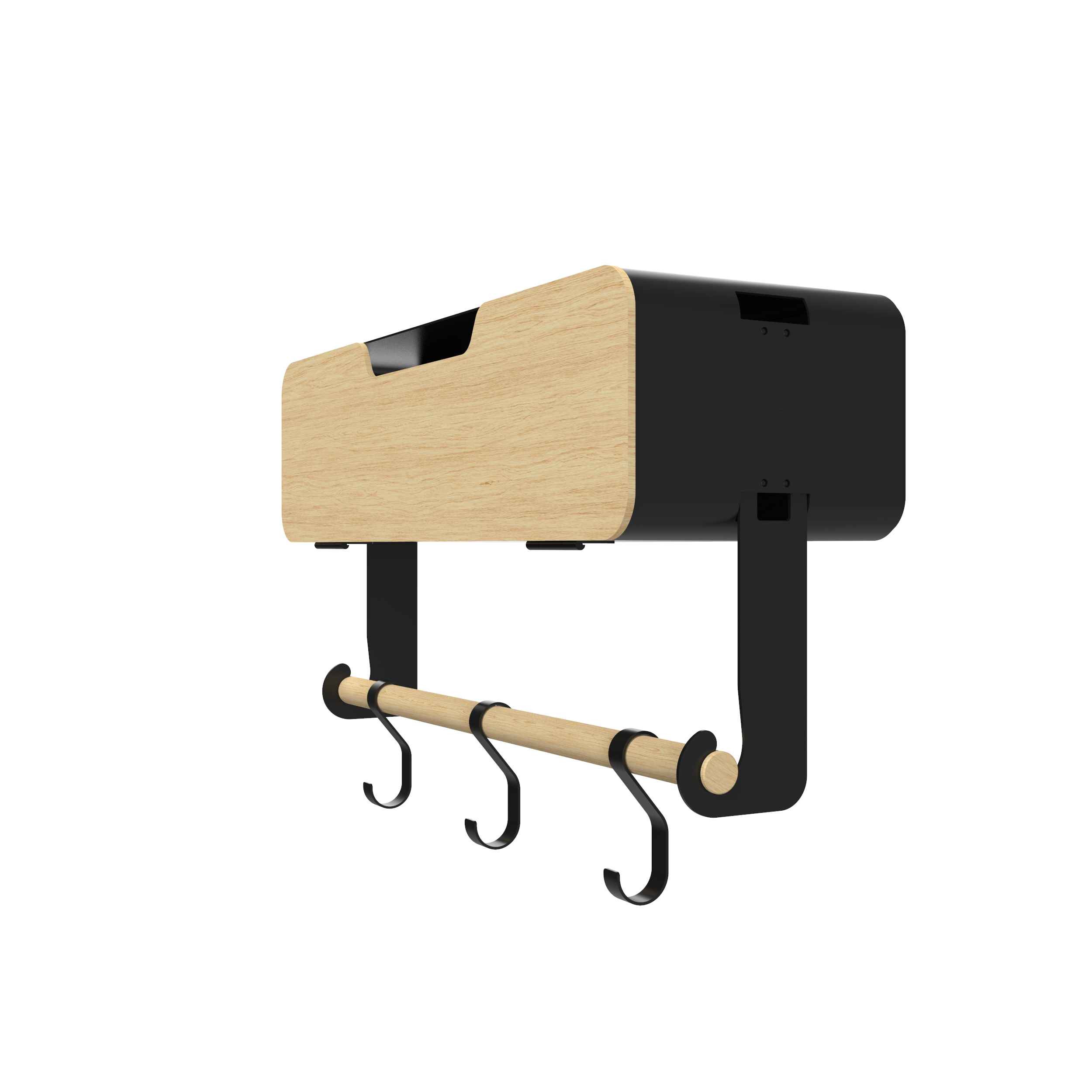 Hanging / Magnetic Rack System - Shelf With Door W/Brackets (T)