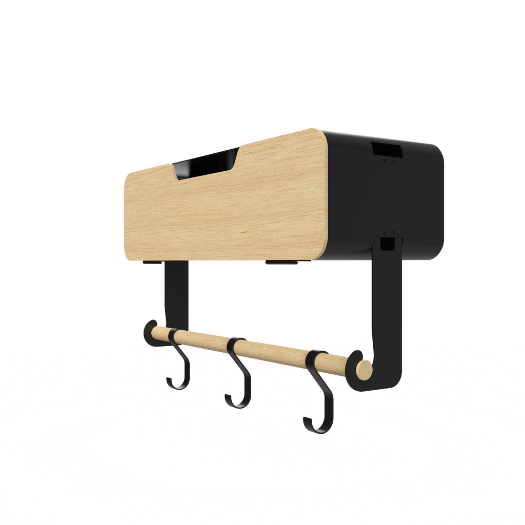 Hanging / Magnetic Rack System - Shelf With Door W/Brackets (T)