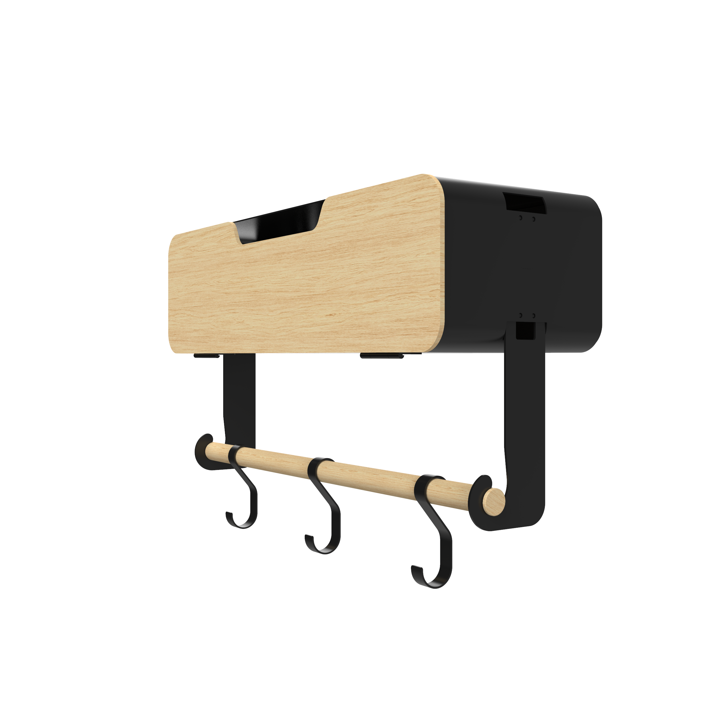 Hanging / Magnetic Rack System - Shelf With Door W/Brackets (T)
