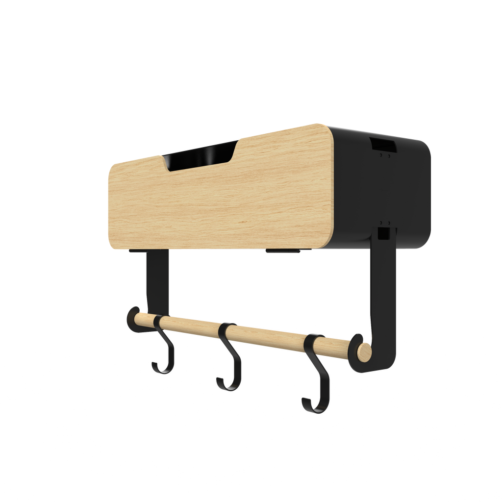 Hanging / Magnetic Rack System - Shelf With Door W/Brackets (T)