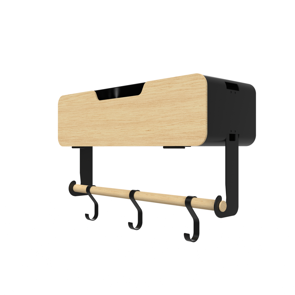 Hanging / Magnetic Rack System - Shelf With Door W/Brackets (T)
