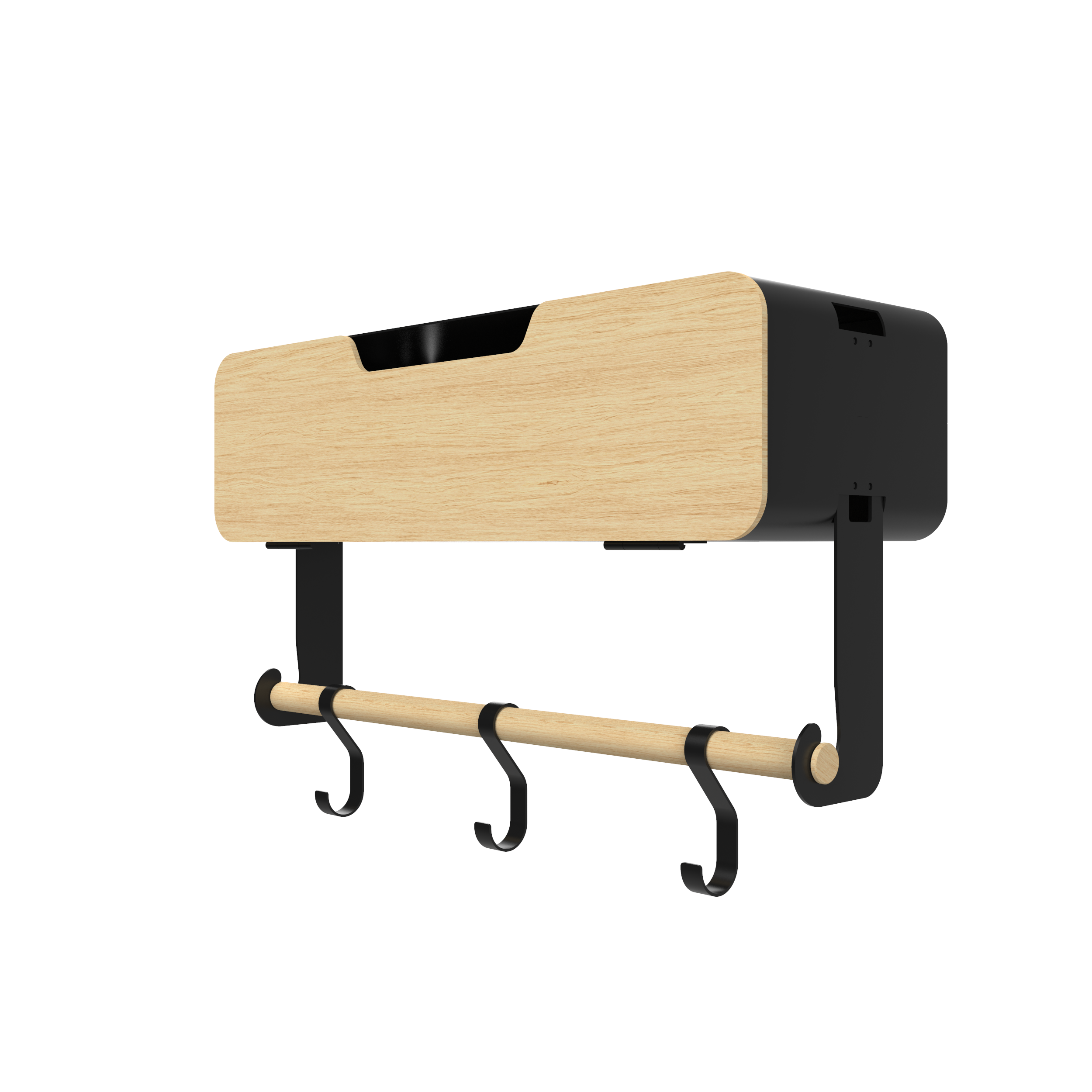 Hanging / Magnetic Rack System - Shelf With Door W/Brackets (T)