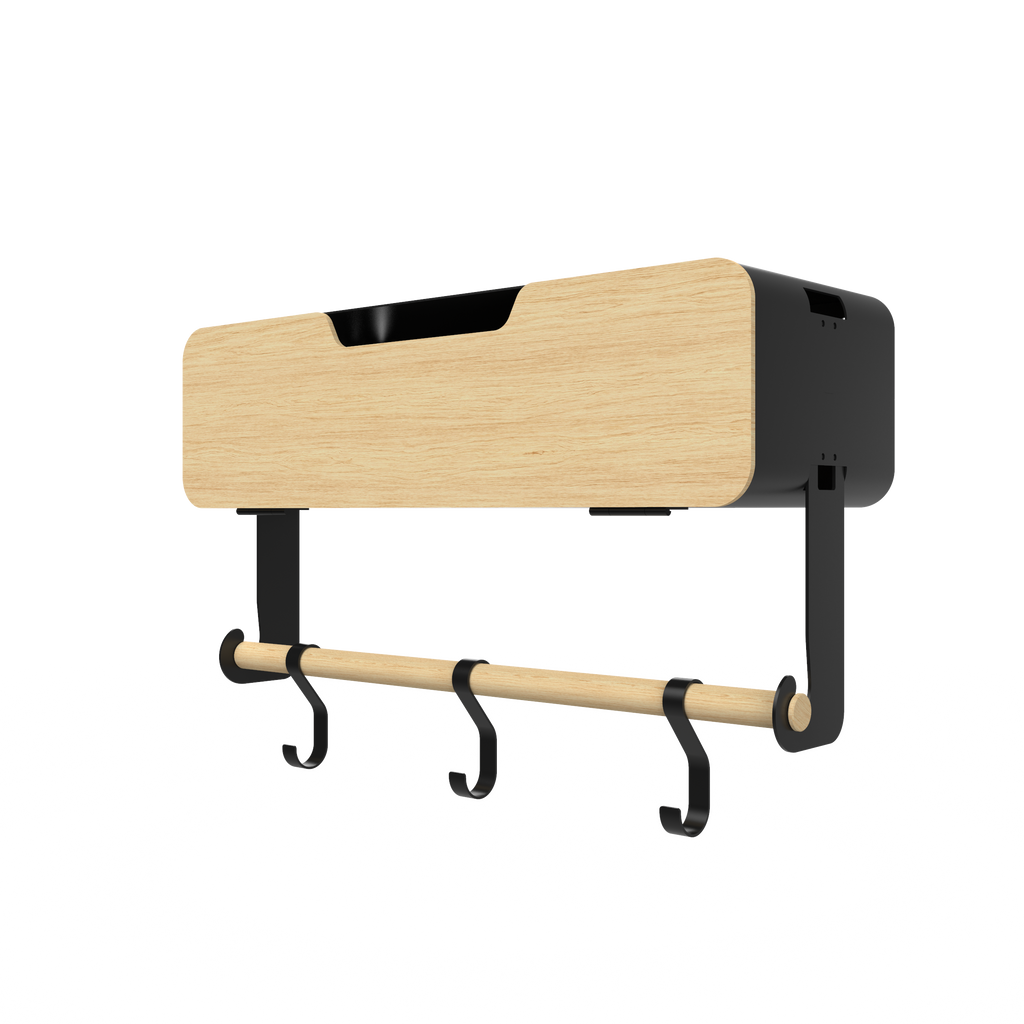 Hanging / Magnetic Rack System - Shelf With Door W/Brackets (T)