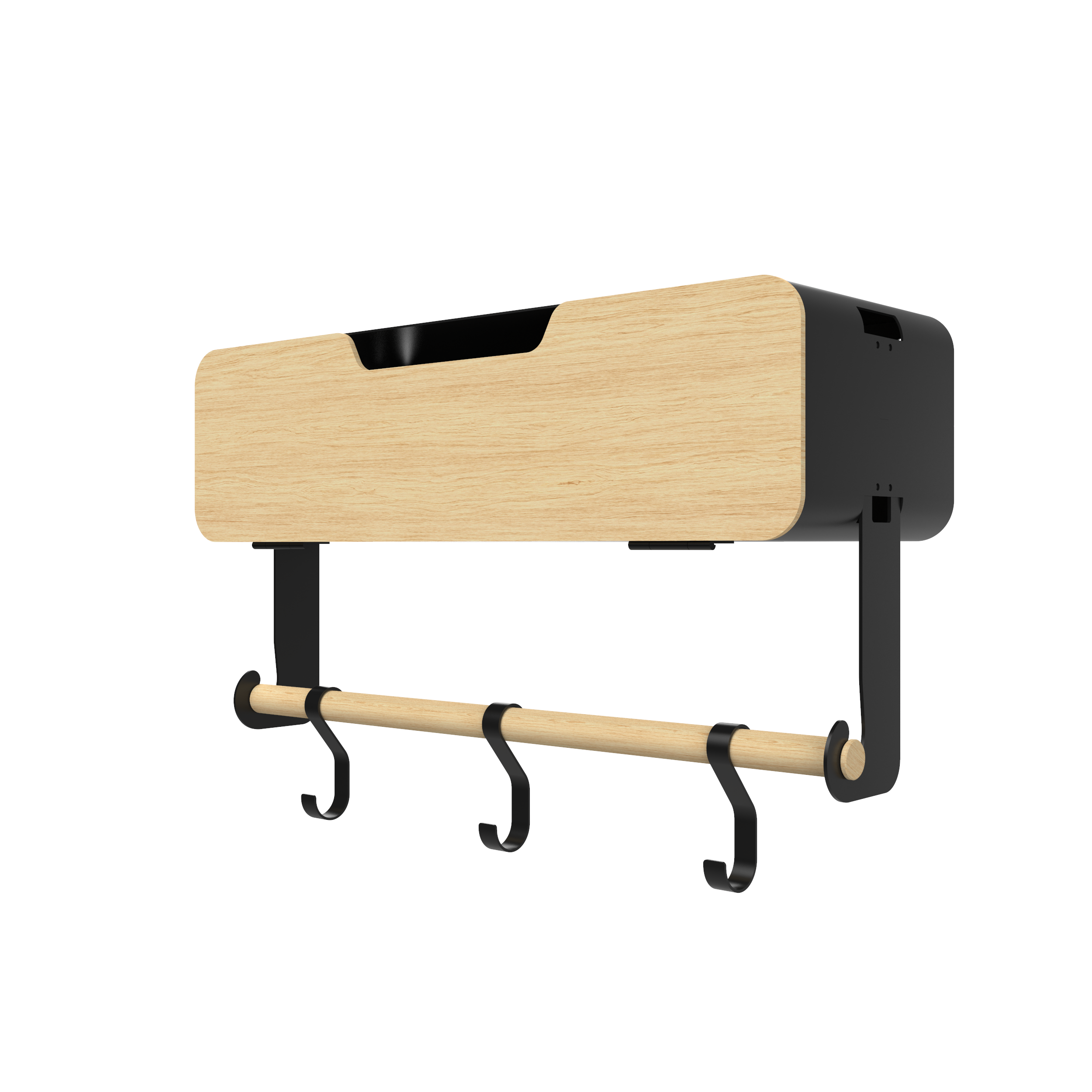 Hanging / Magnetic Rack System - Shelf With Door W/Brackets (T)