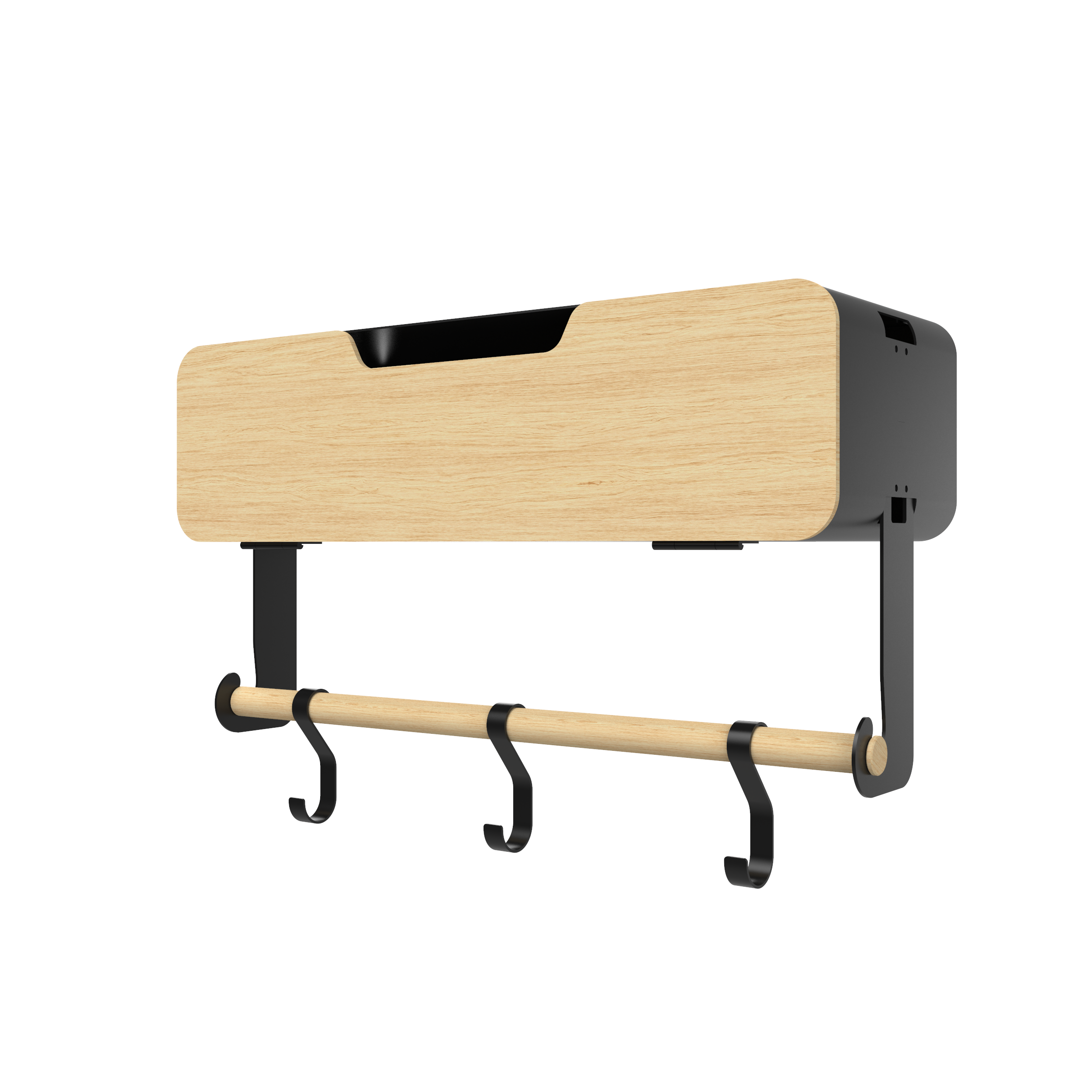 Hanging / Magnetic Rack System - Shelf With Door W/Brackets (T)