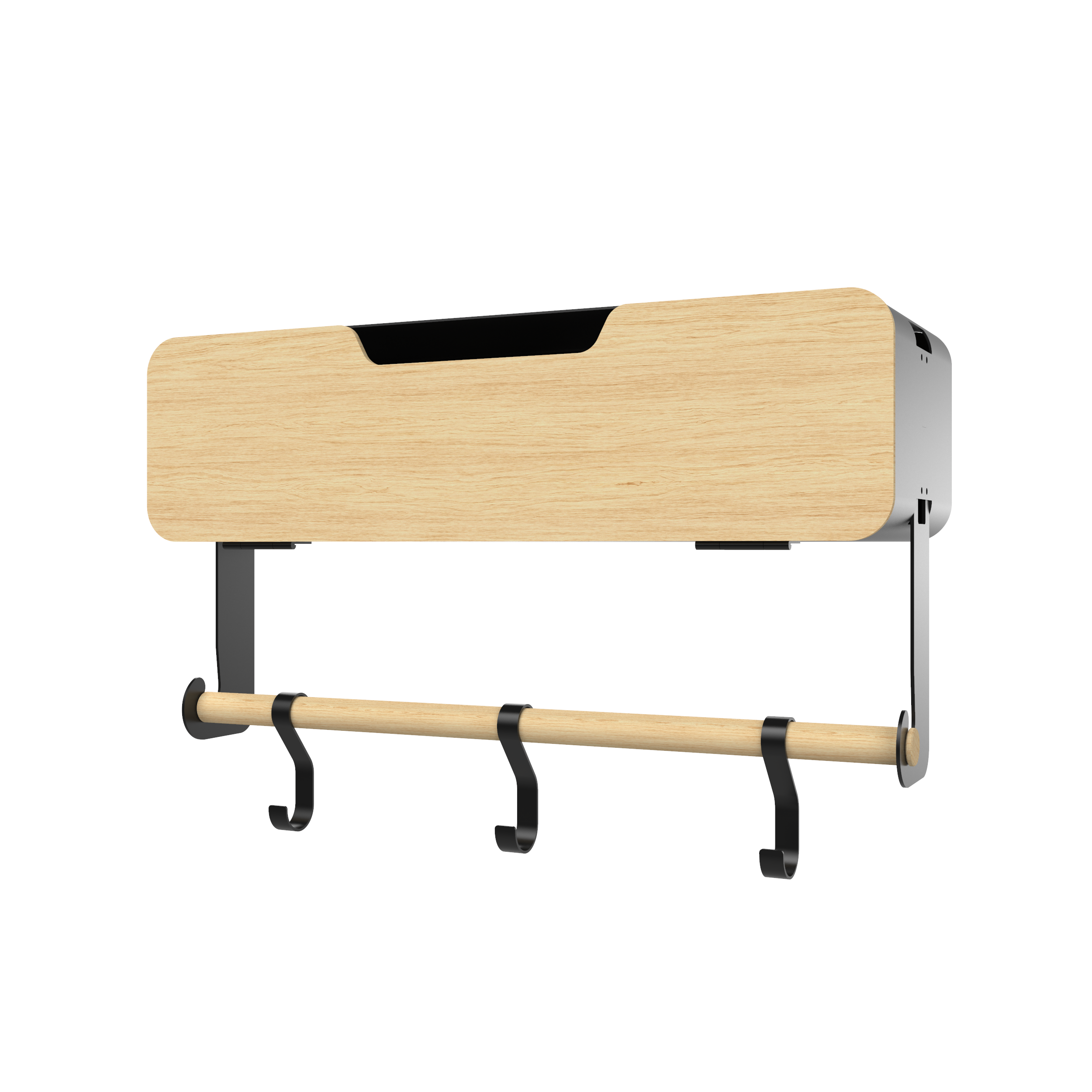 Hanging / Magnetic Rack System - Shelf With Door W/Brackets (T)