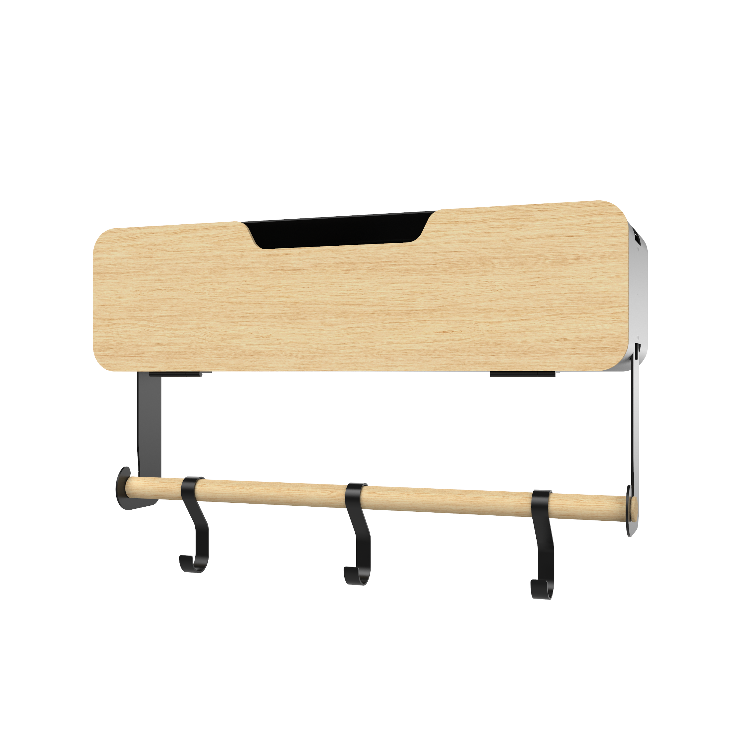 Hanging / Magnetic Rack System - Shelf With Door W/Brackets (T)
