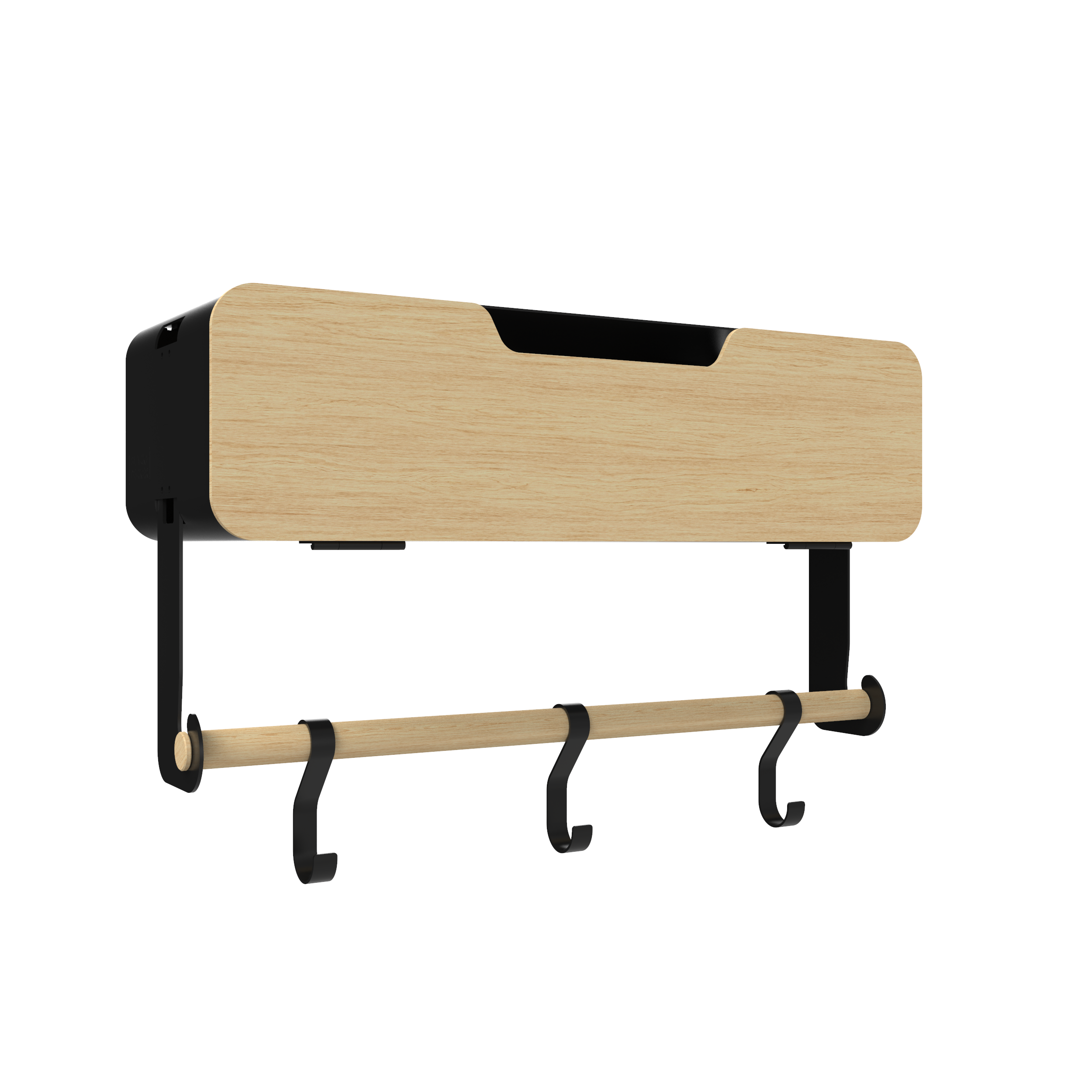 Hanging / Magnetic Rack System - Shelf With Door W/Brackets (T)