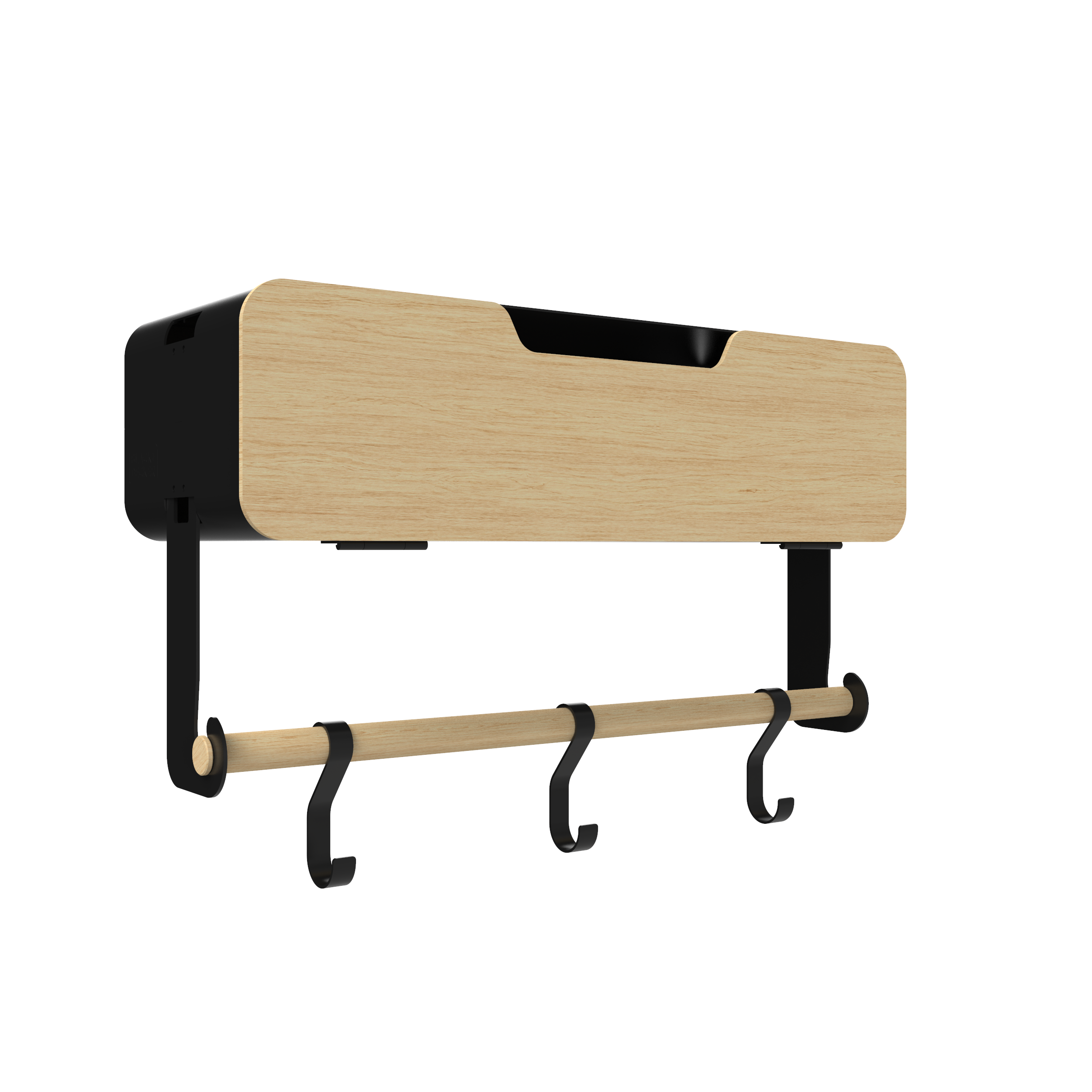 Hanging / Magnetic Rack System - Shelf With Door W/Brackets (T)