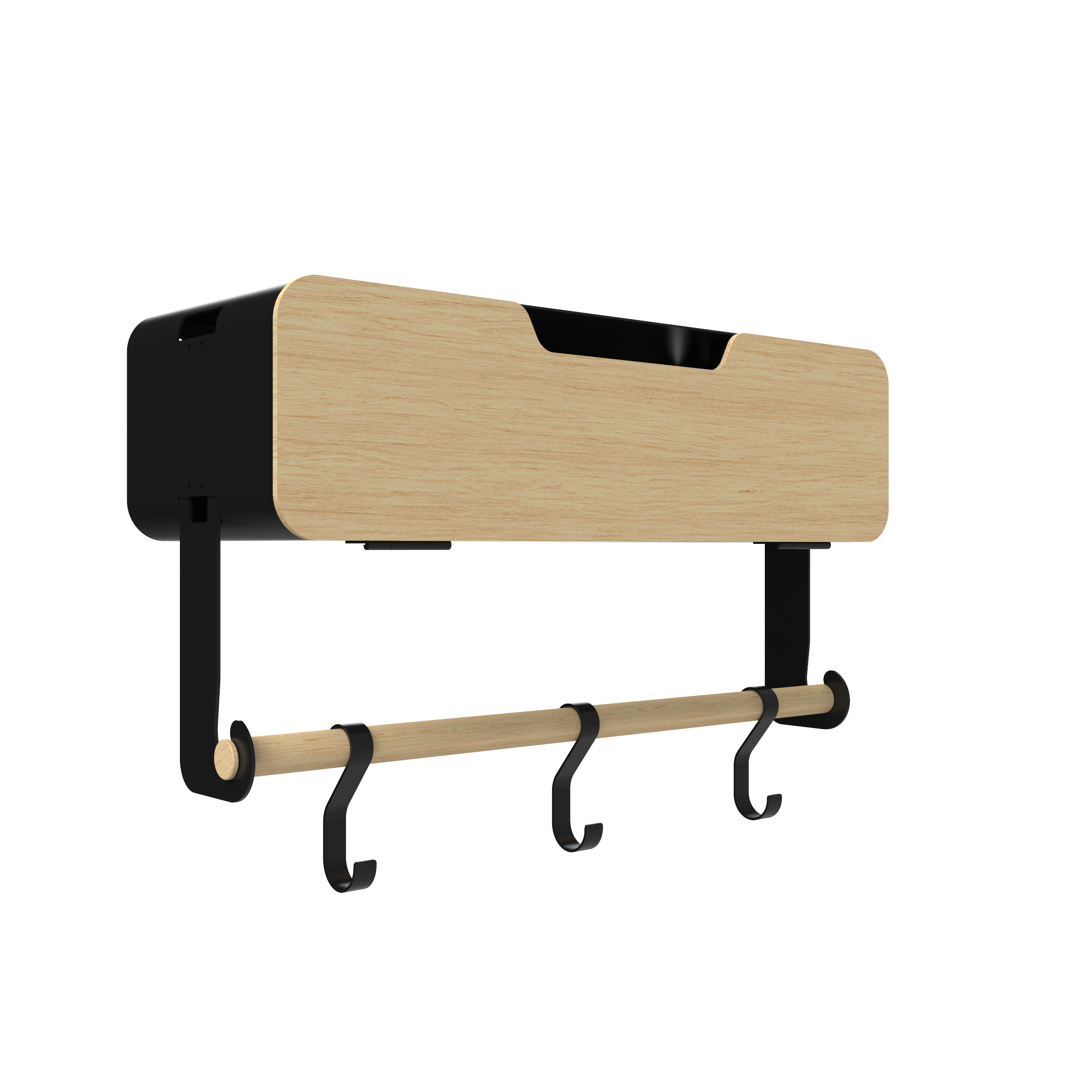 Hanging / Magnetic Rack System - Shelf With Door W/Brackets (T)