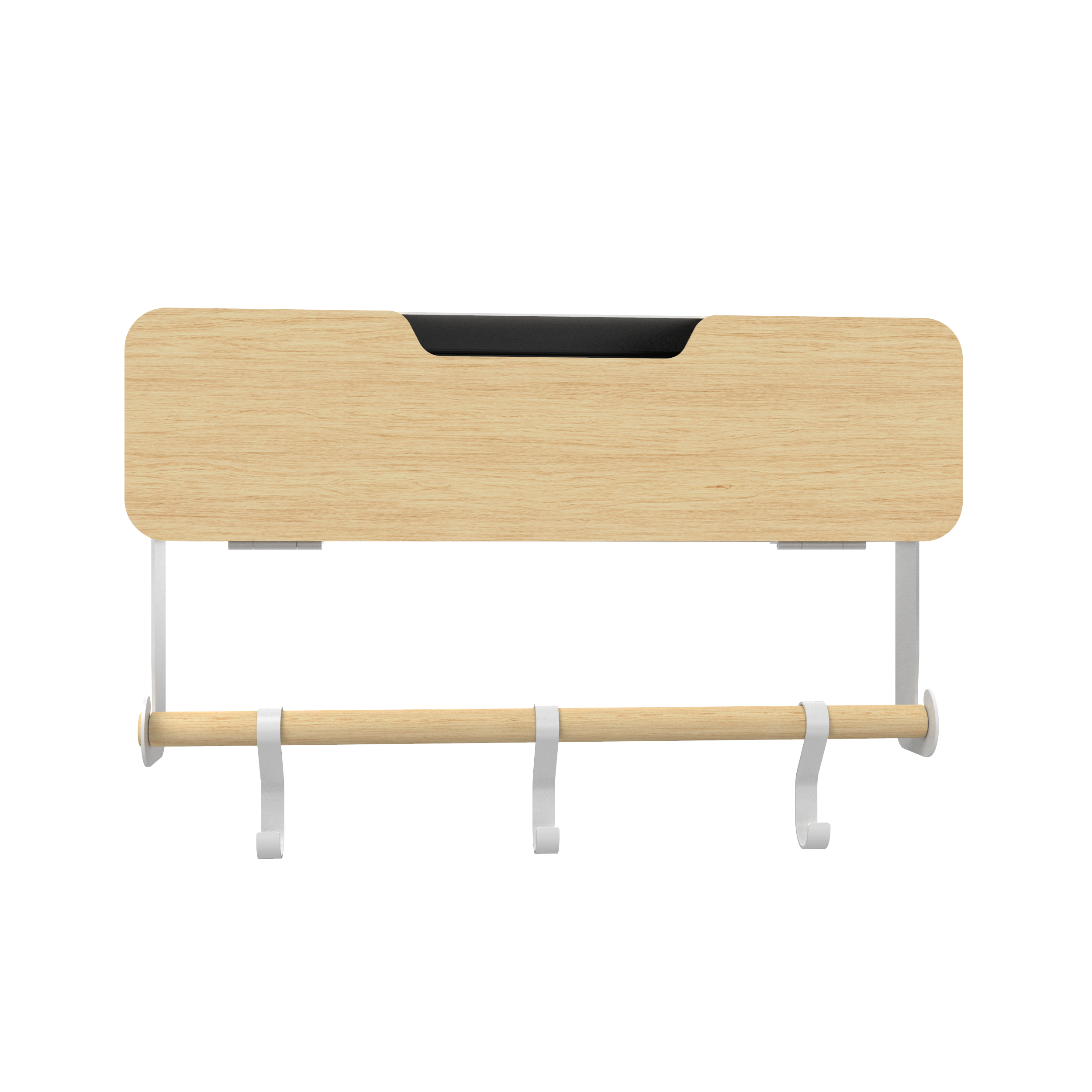 White Hanging / Magnetic Rack System-Shelf W/ Door