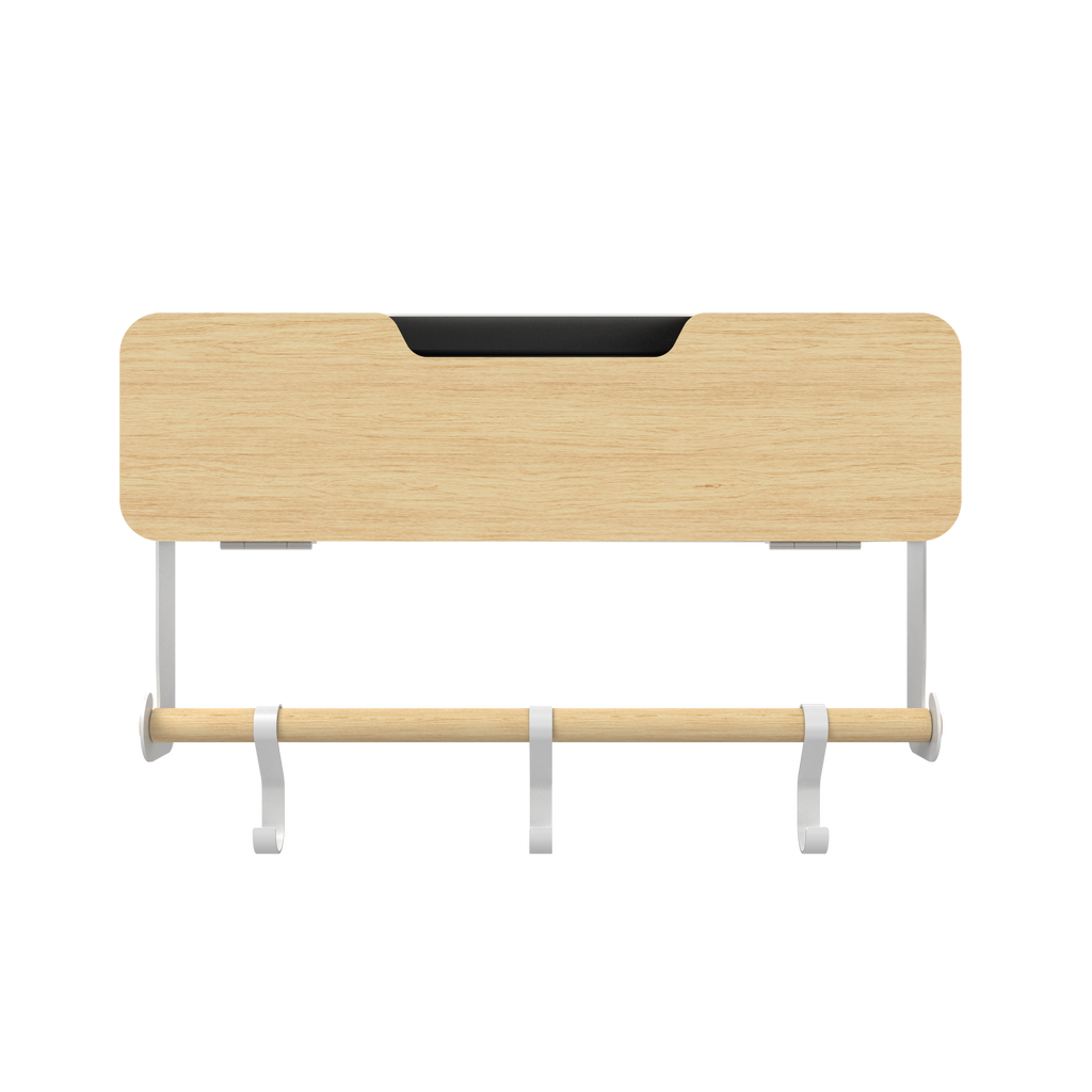 White Hanging / Magnetic Rack System-Shelf W/ Door