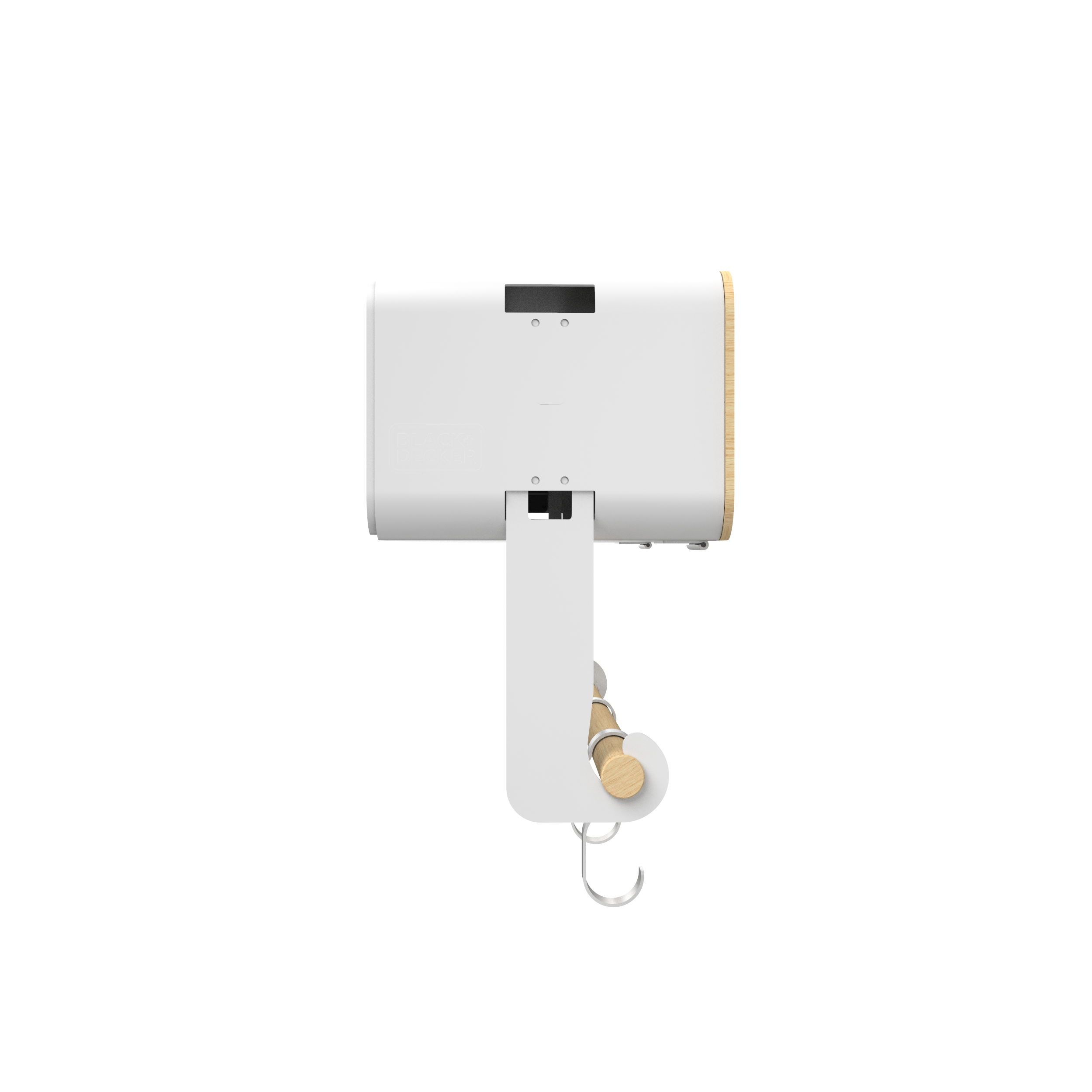 White Hanging / Magnetic Rack System-Shelf W/ Door