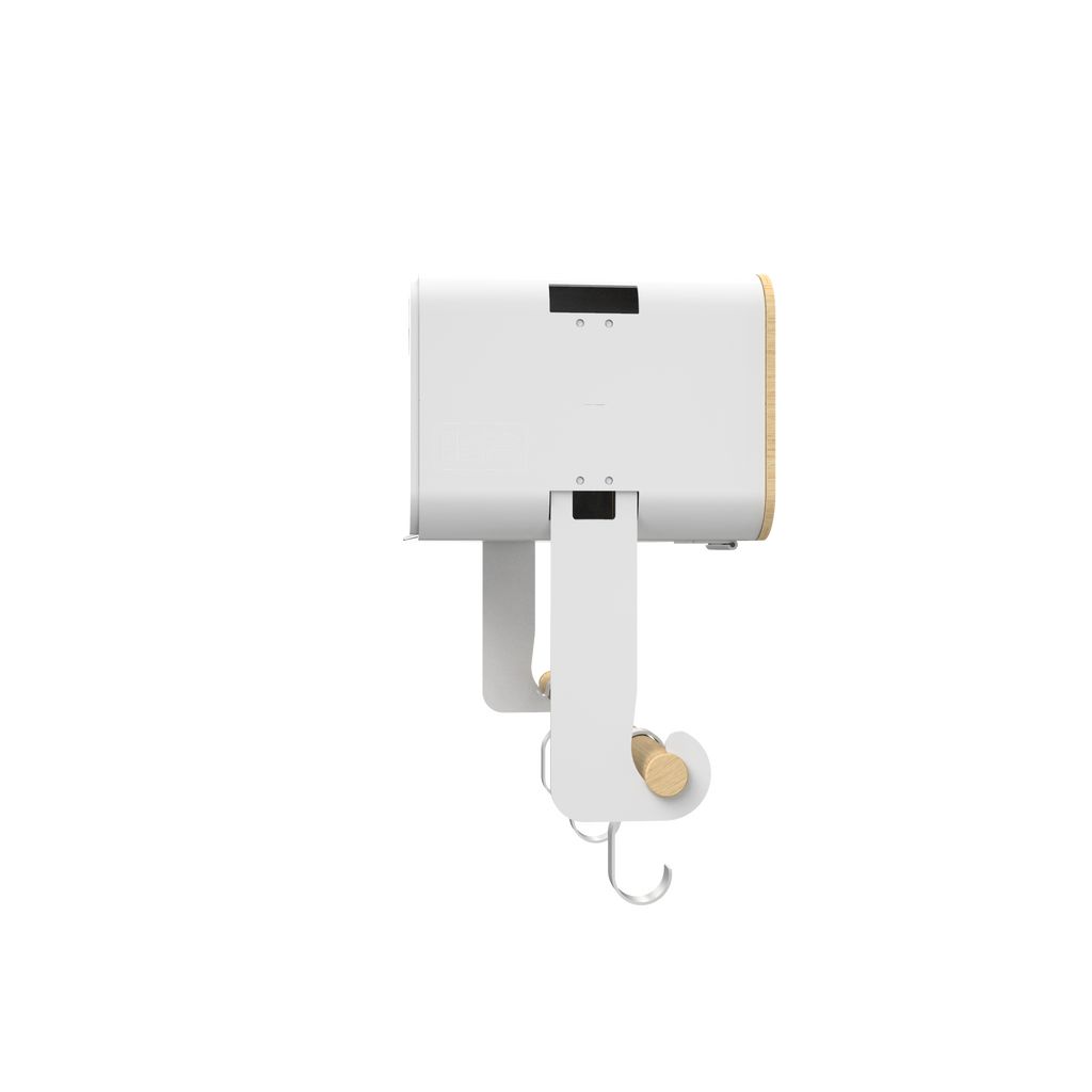 White Hanging / Magnetic Rack System-Shelf W/ Door