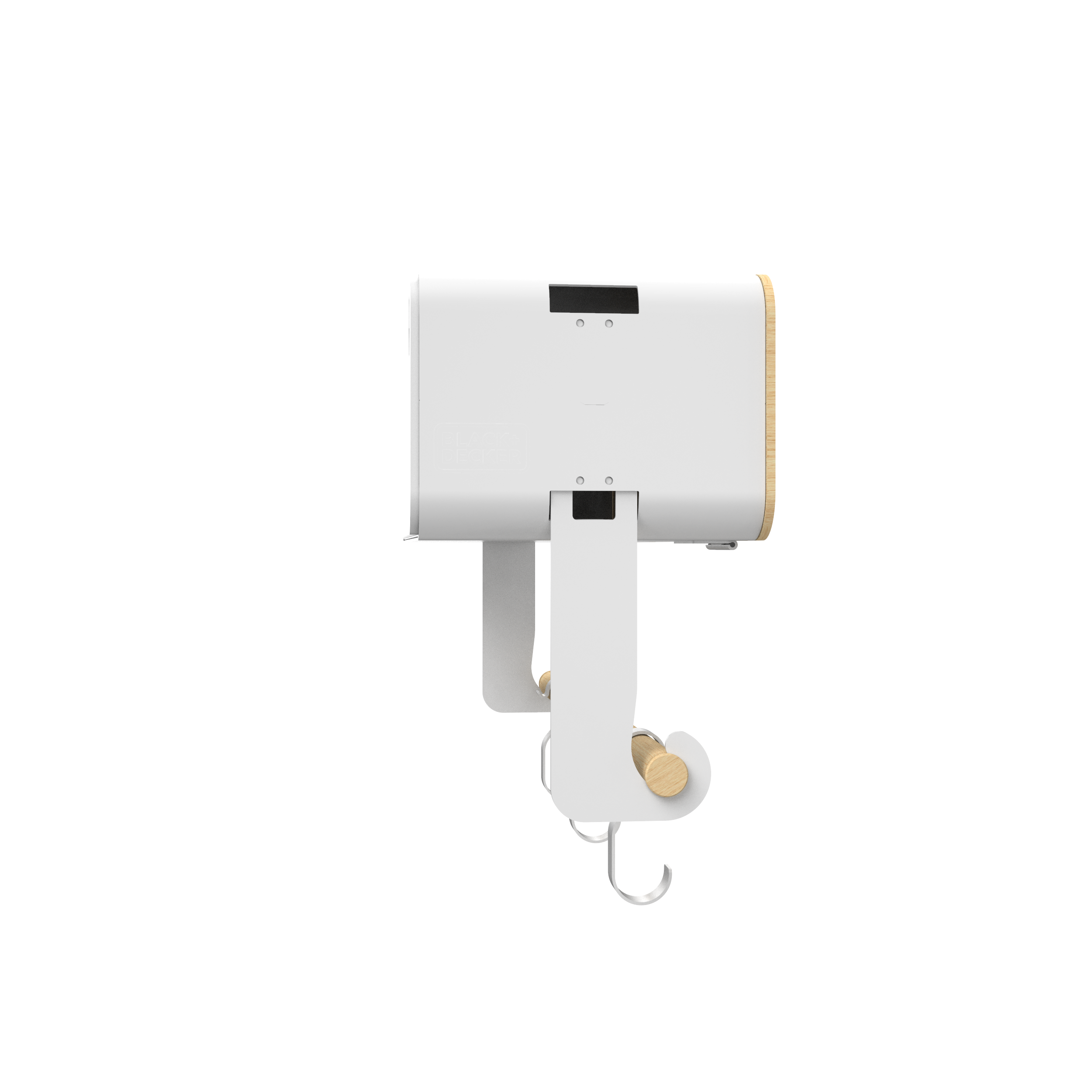 White Hanging / Magnetic Rack System-Shelf W/ Door