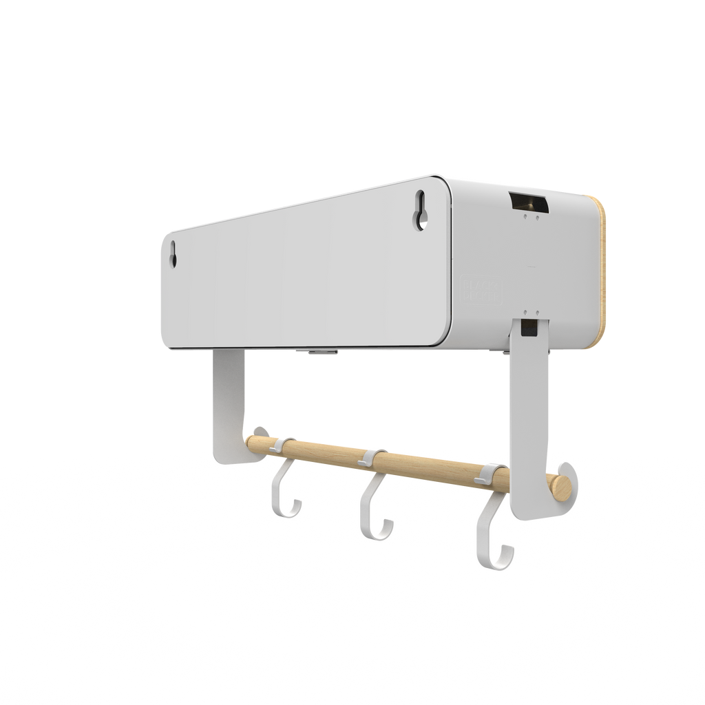 White Hanging / Magnetic Rack System-Shelf W/ Door