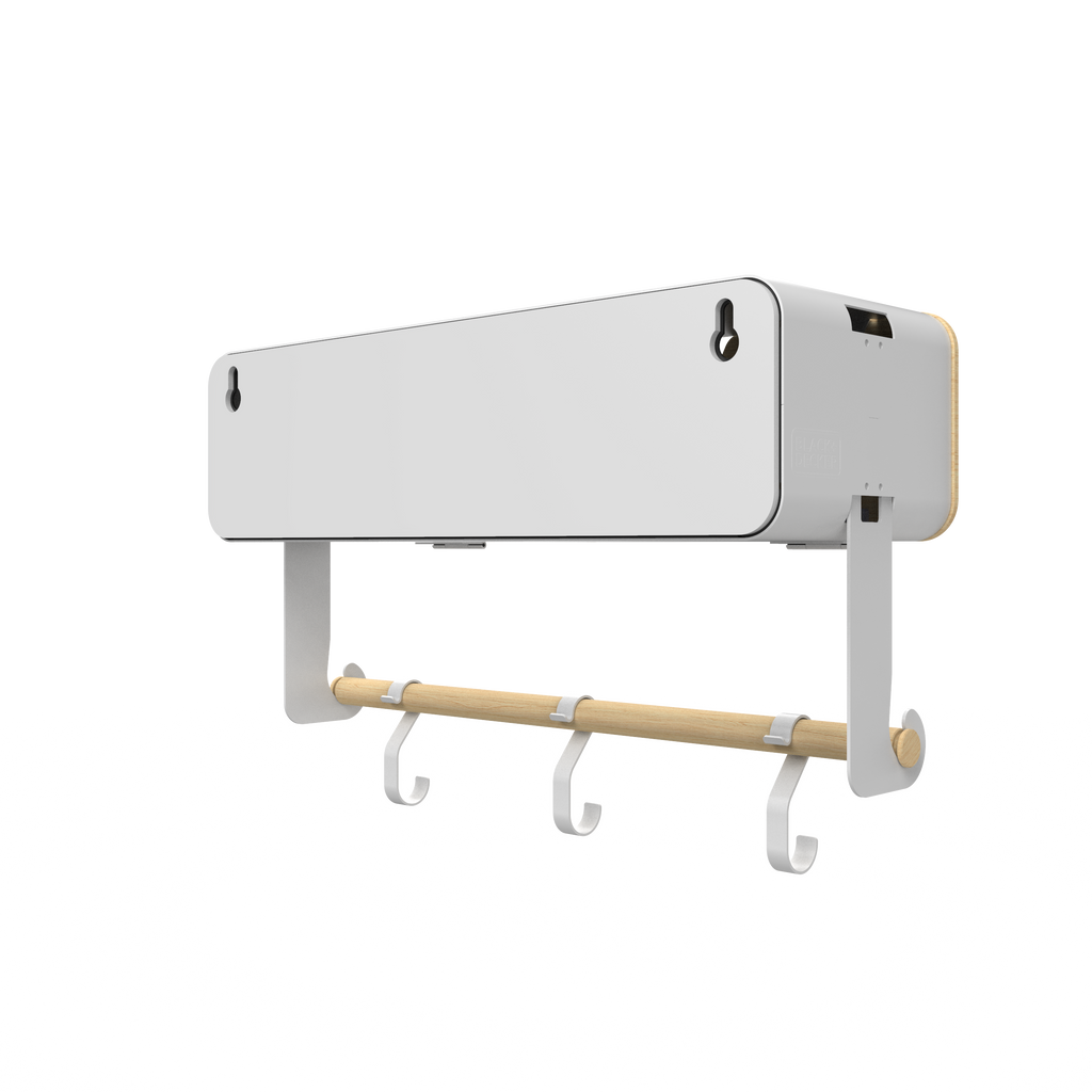 White Hanging / Magnetic Rack System-Shelf W/ Door