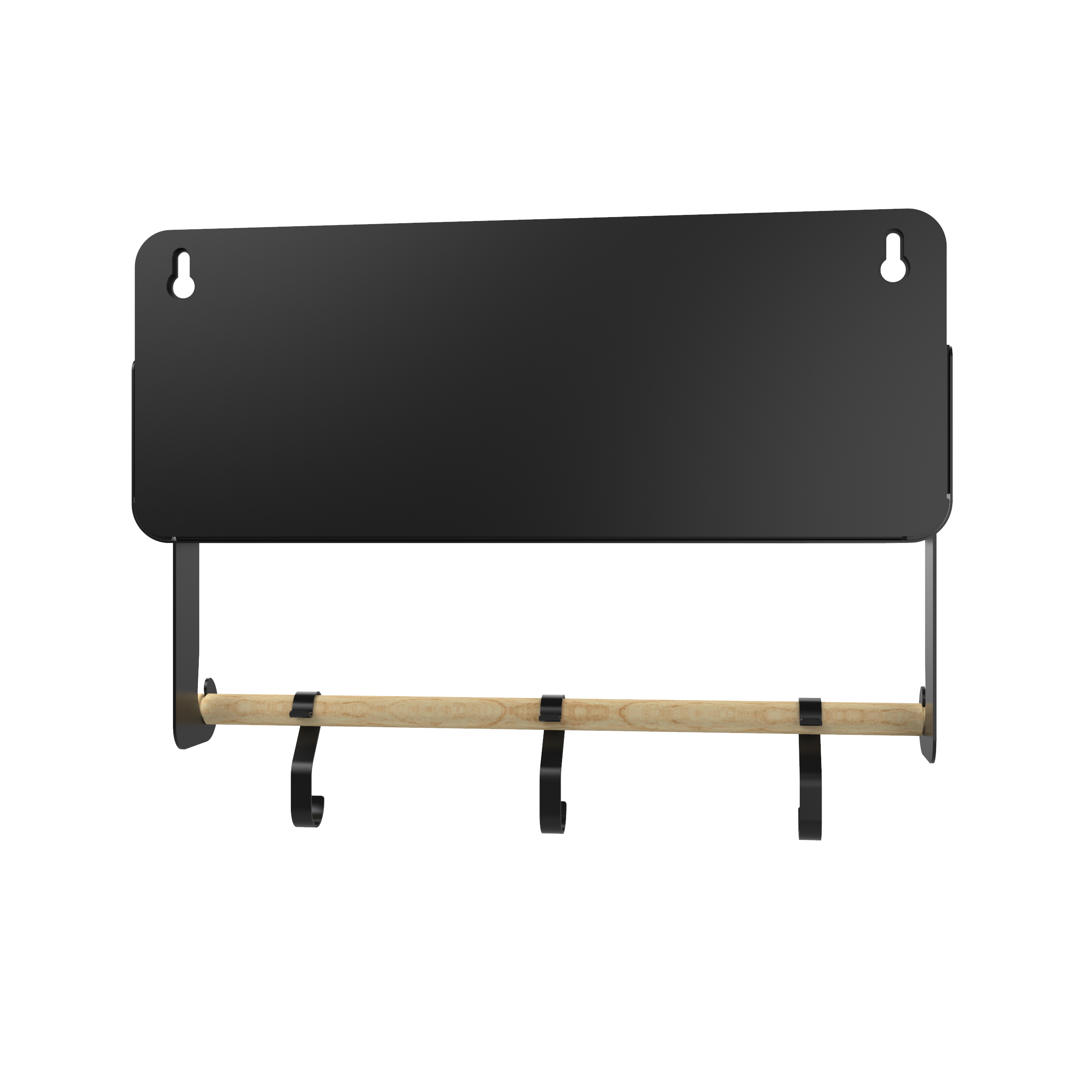 Black Hanging / Magnetic Rack System-Shelf W/Brackets