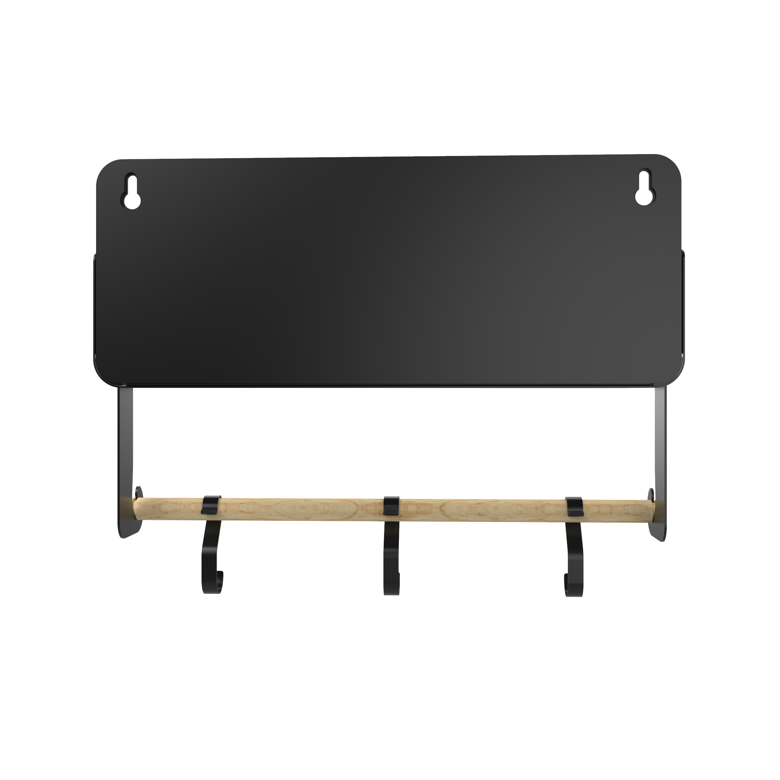 Black Hanging / Magnetic Rack System-Shelf W/Brackets