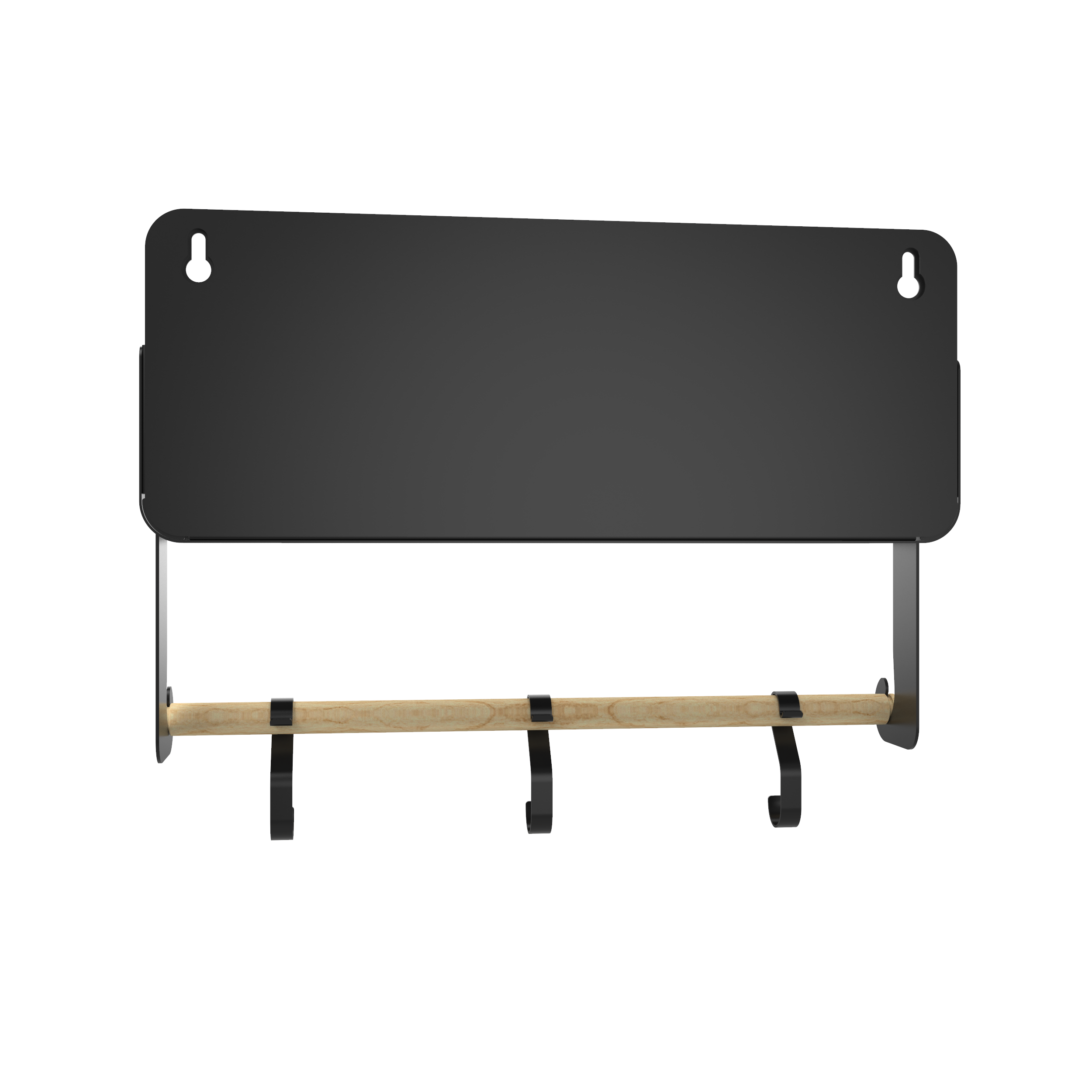Black Hanging / Magnetic Rack System-Shelf W/Brackets