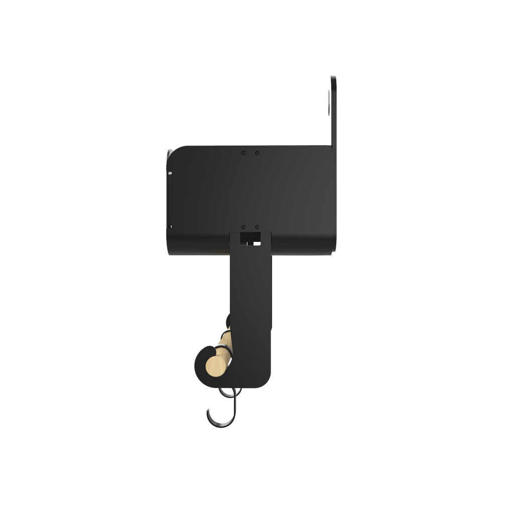 Black Hanging / Magnetic Rack System-Shelf W/Brackets