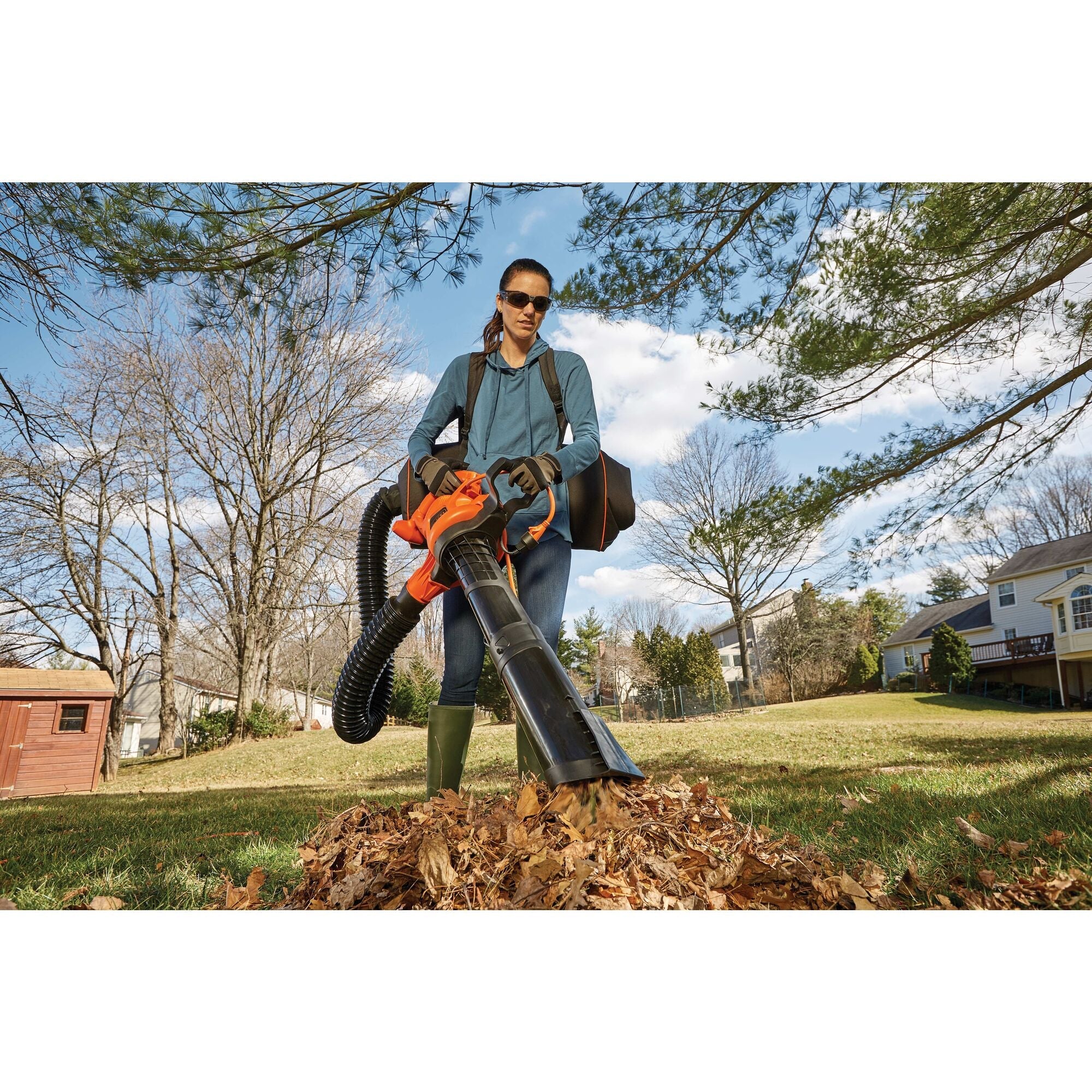 3 in 1 VACPACK 12 Amp Leaf Blower, Vacuum, and Mulcher