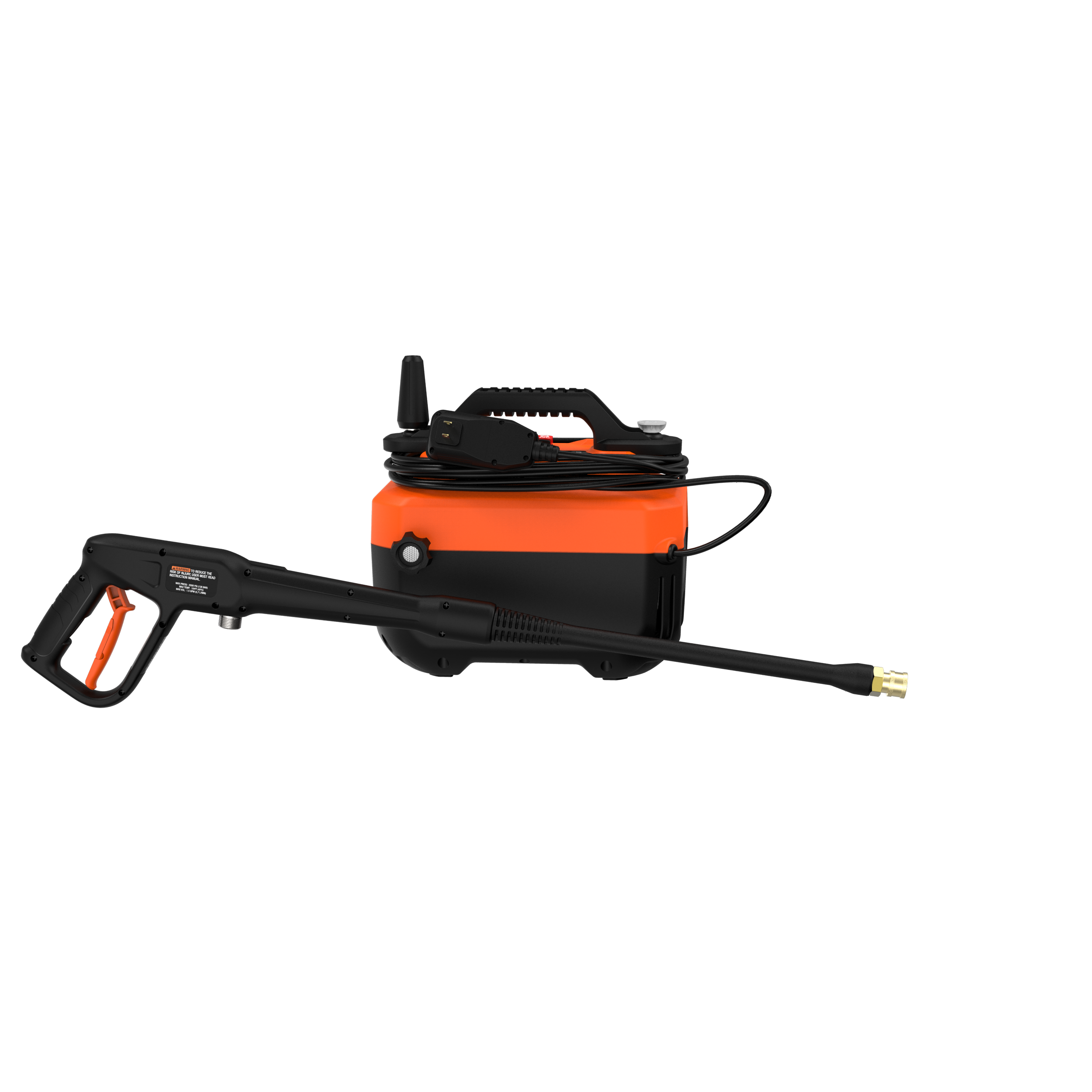 1,600 MAX psi* 1.2 gpm* Electric Cold Water Pressure Washer