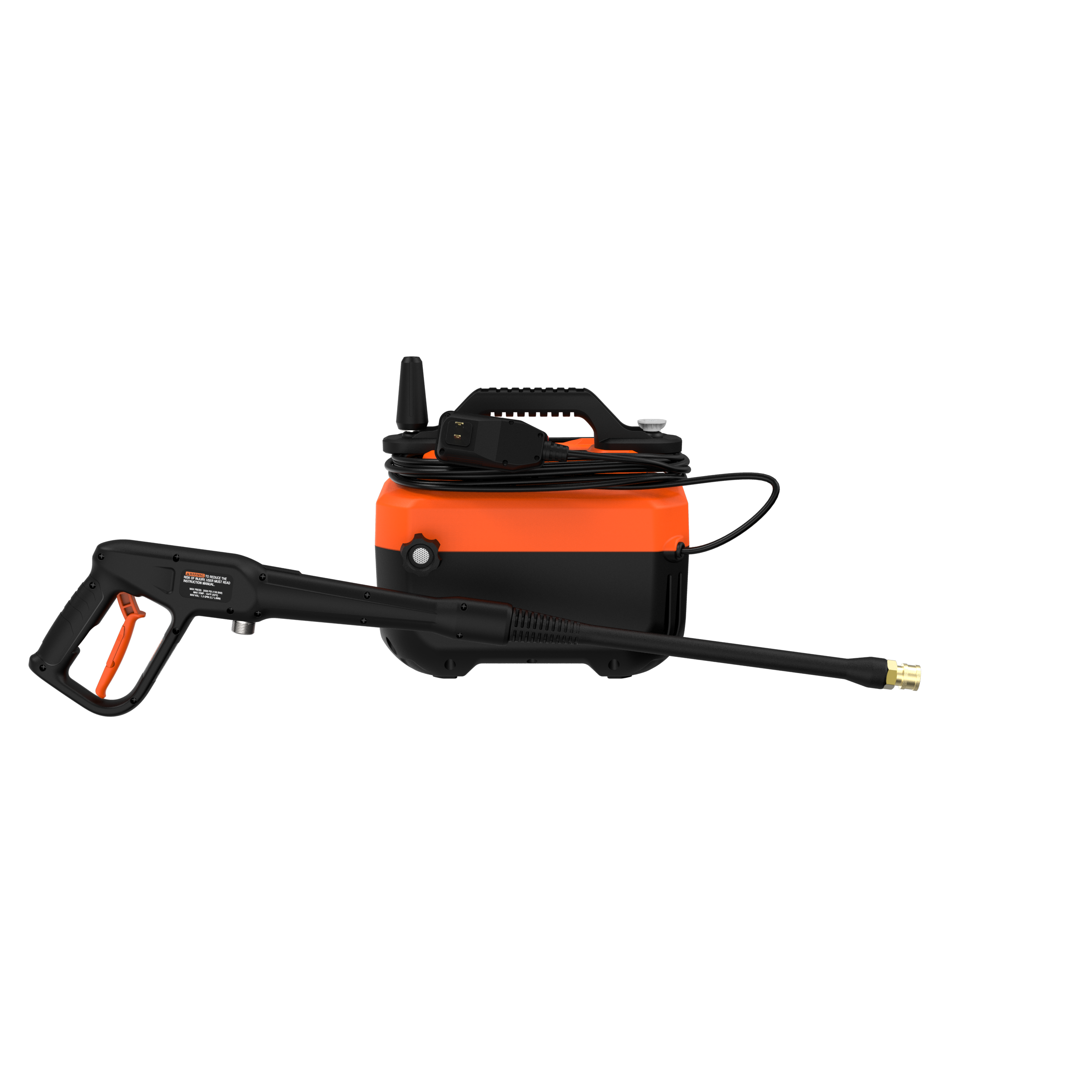 1,600 MAX psi* 1.2 gpm* Electric Cold Water Pressure Washer