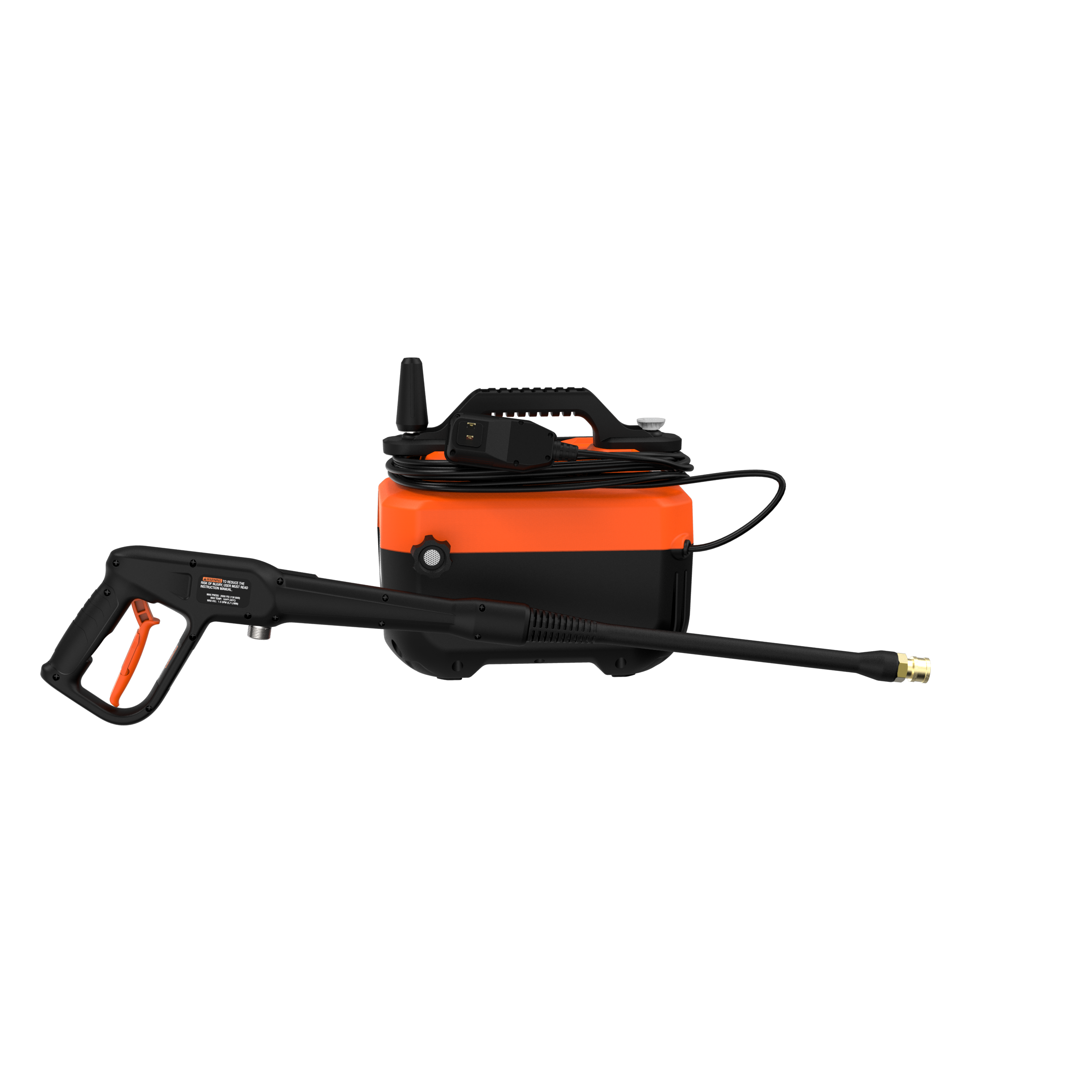 1,600 MAX psi* 1.2 gpm* Electric Cold Water Pressure Washer