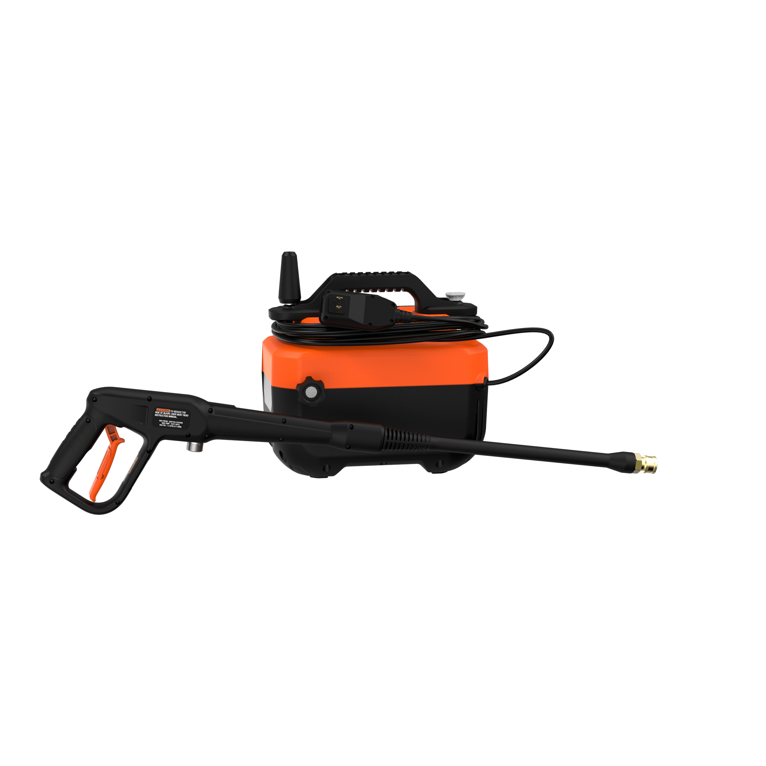 1,600 MAX psi* 1.2 gpm* Electric Cold Water Pressure Washer