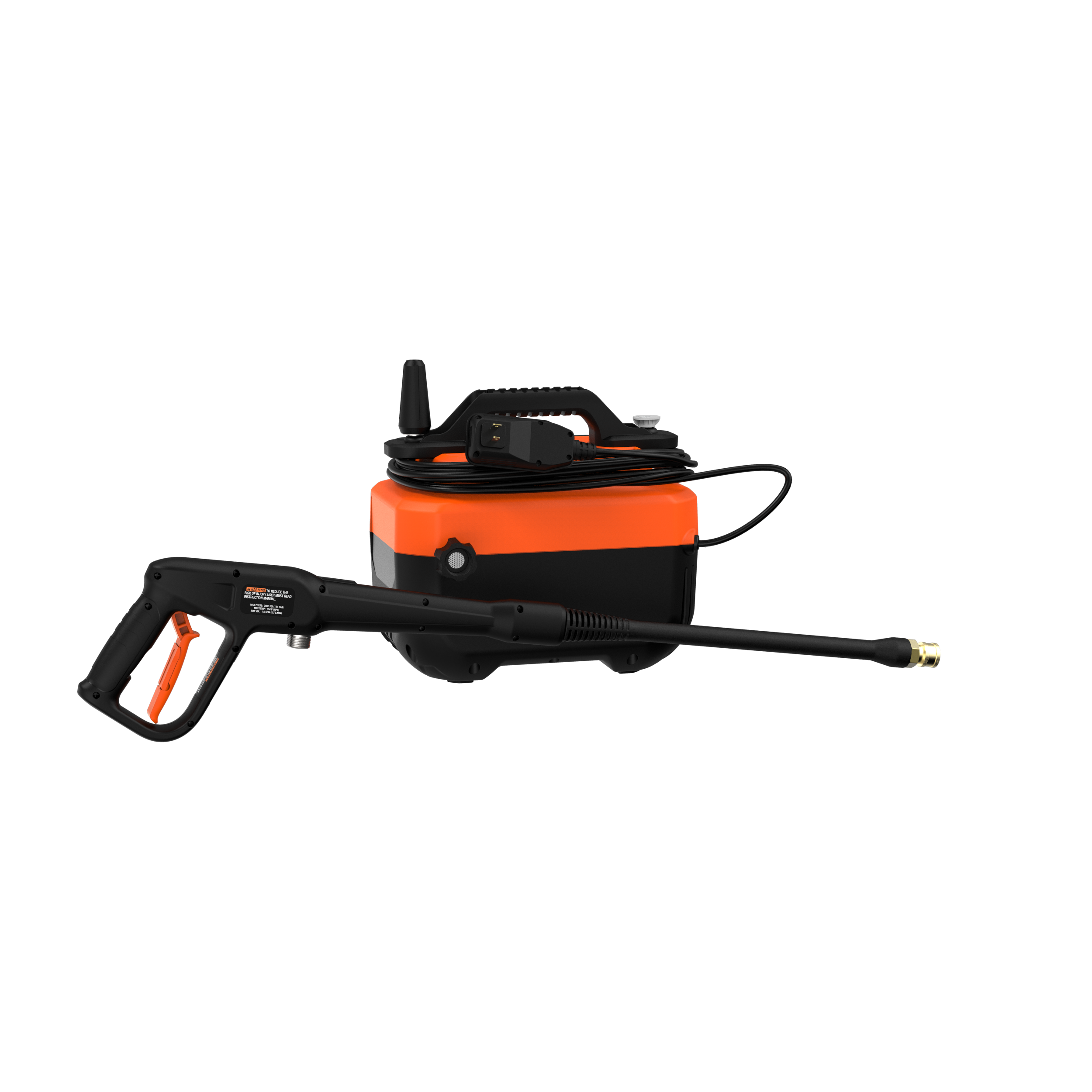 1,600 MAX psi* 1.2 gpm* Electric Cold Water Pressure Washer