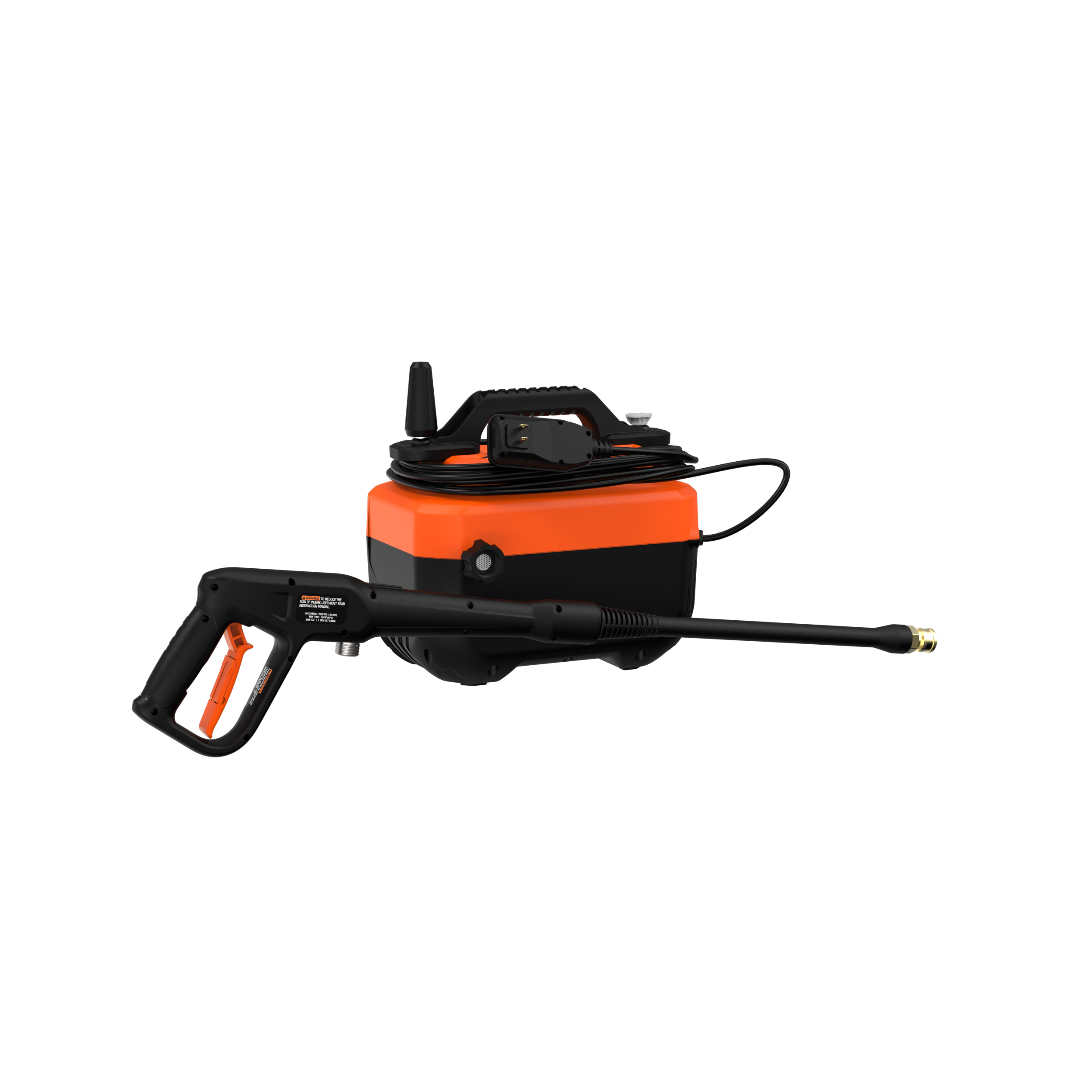 1,600 MAX psi* 1.2 gpm* Electric Cold Water Pressure Washer