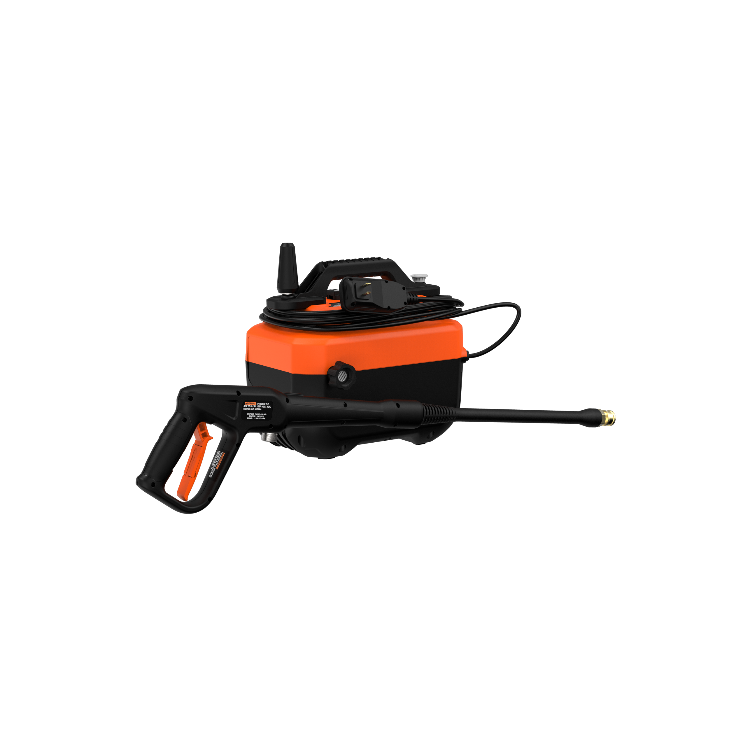 1,600 MAX psi* 1.2 gpm* Electric Cold Water Pressure Washer
