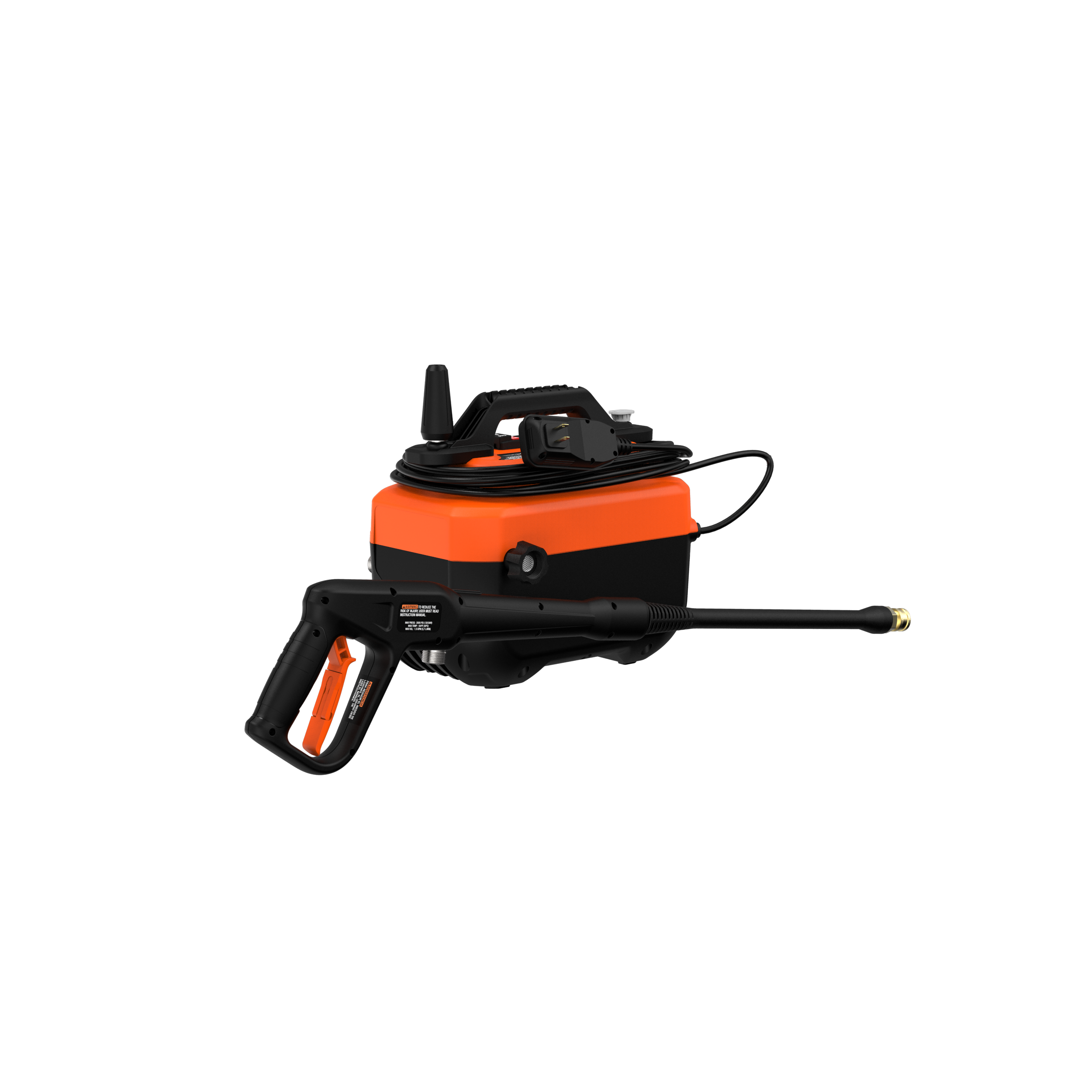 1,600 MAX psi* 1.2 gpm* Electric Cold Water Pressure Washer