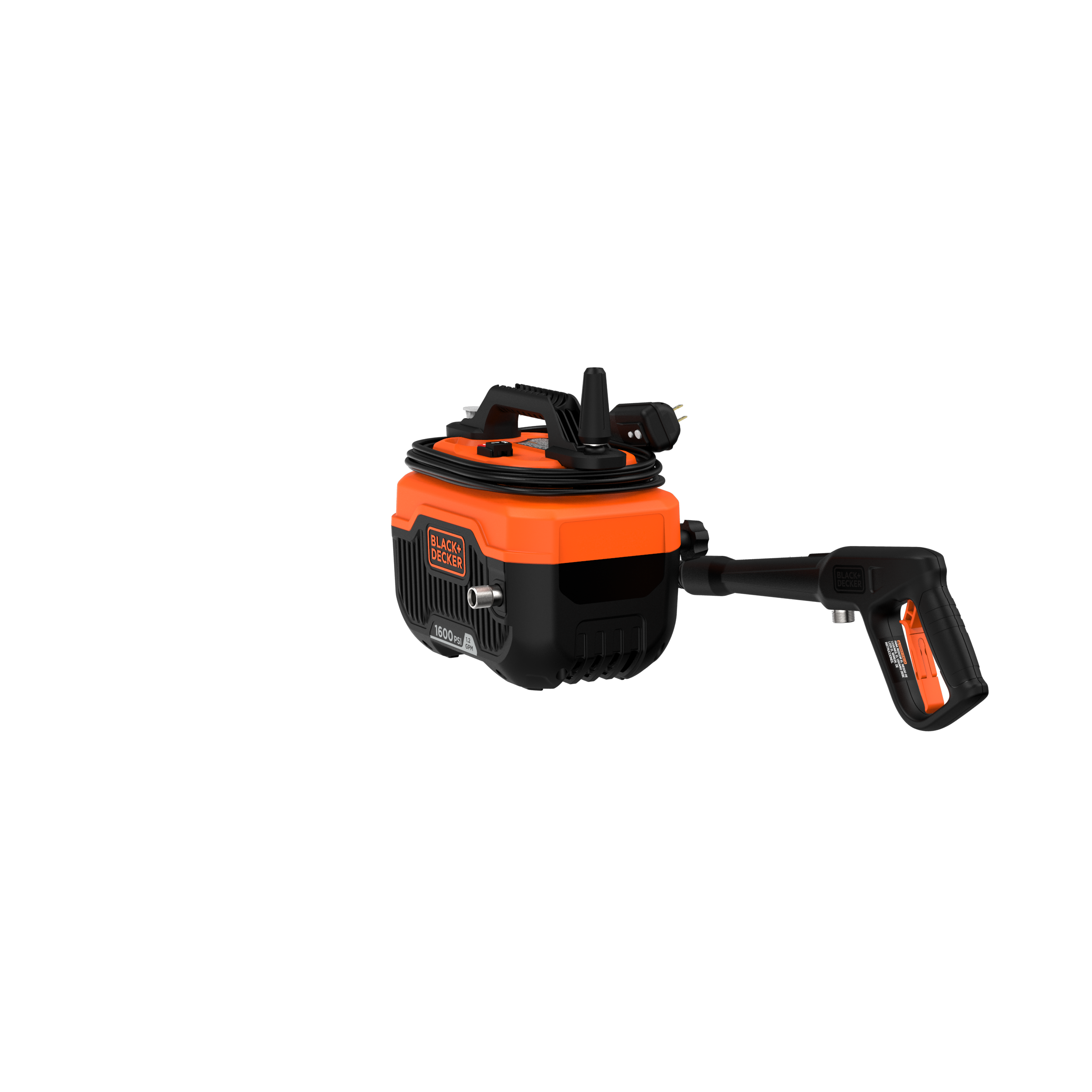 1,600 MAX psi* 1.2 gpm* Electric Cold Water Pressure Washer