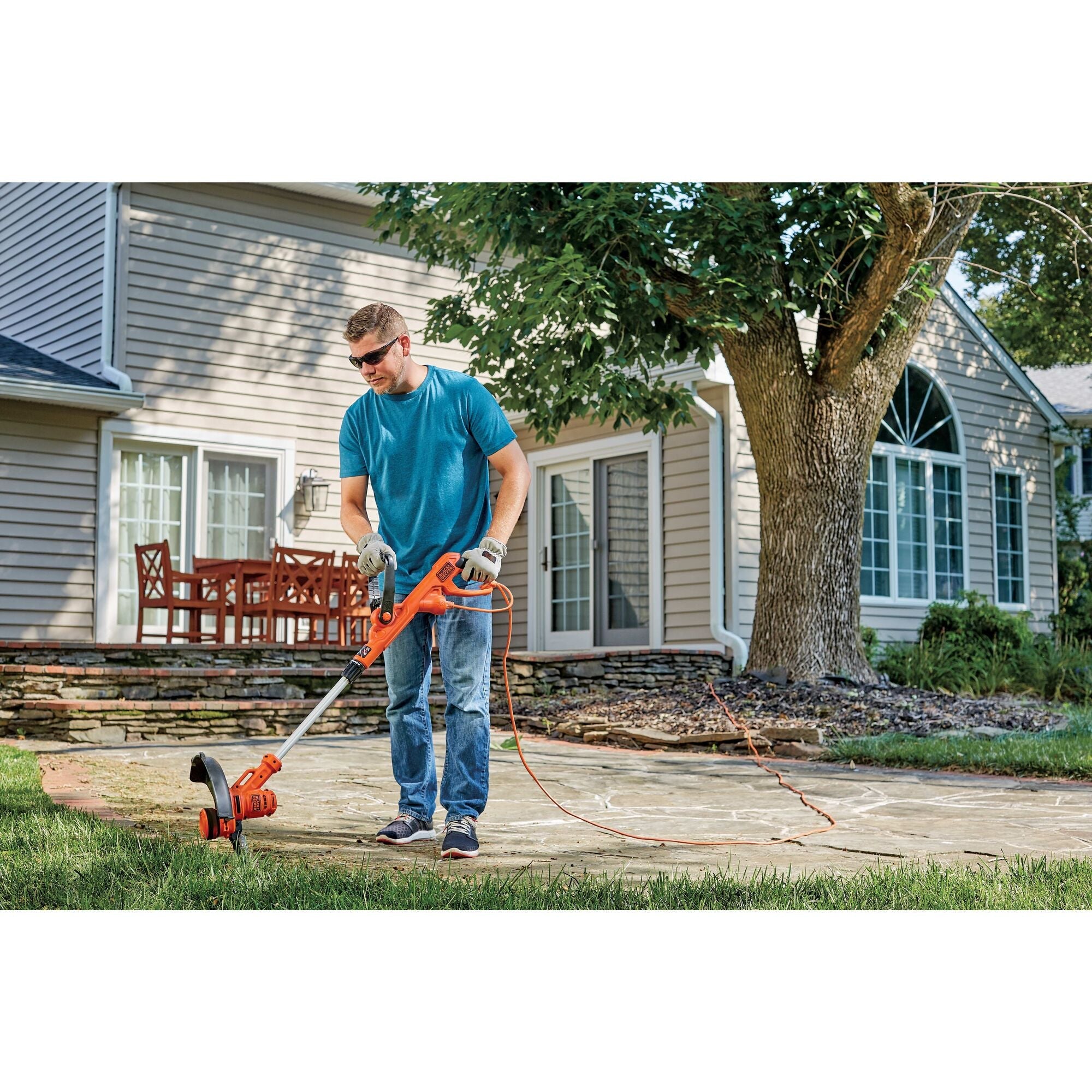 2 in 1 String Trimmer/Edger Weed Wacker, 6.5-Amp, 14-Inch Auto Feed