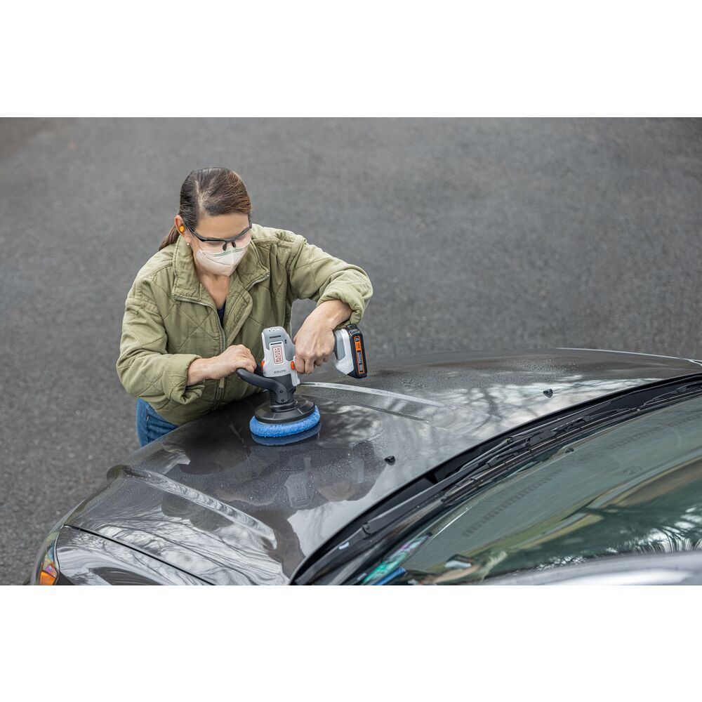 20V MAX *POWERCONNECT™ MATRIX™ Cordless Buffer Kit in White, Battery and Charger Included