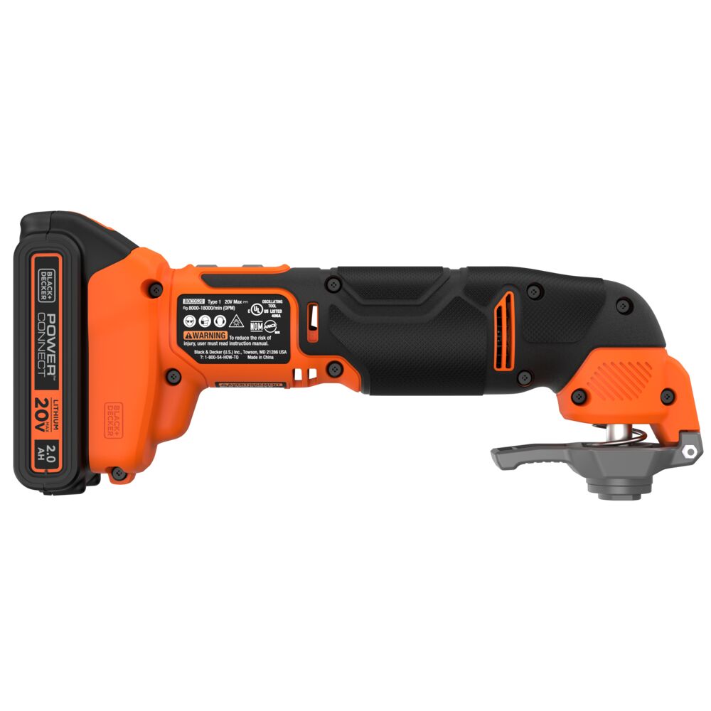 20V MAX* POWERCONNECT™ Cordless Oscillating Multi-Tool, Battery and Charger Included
