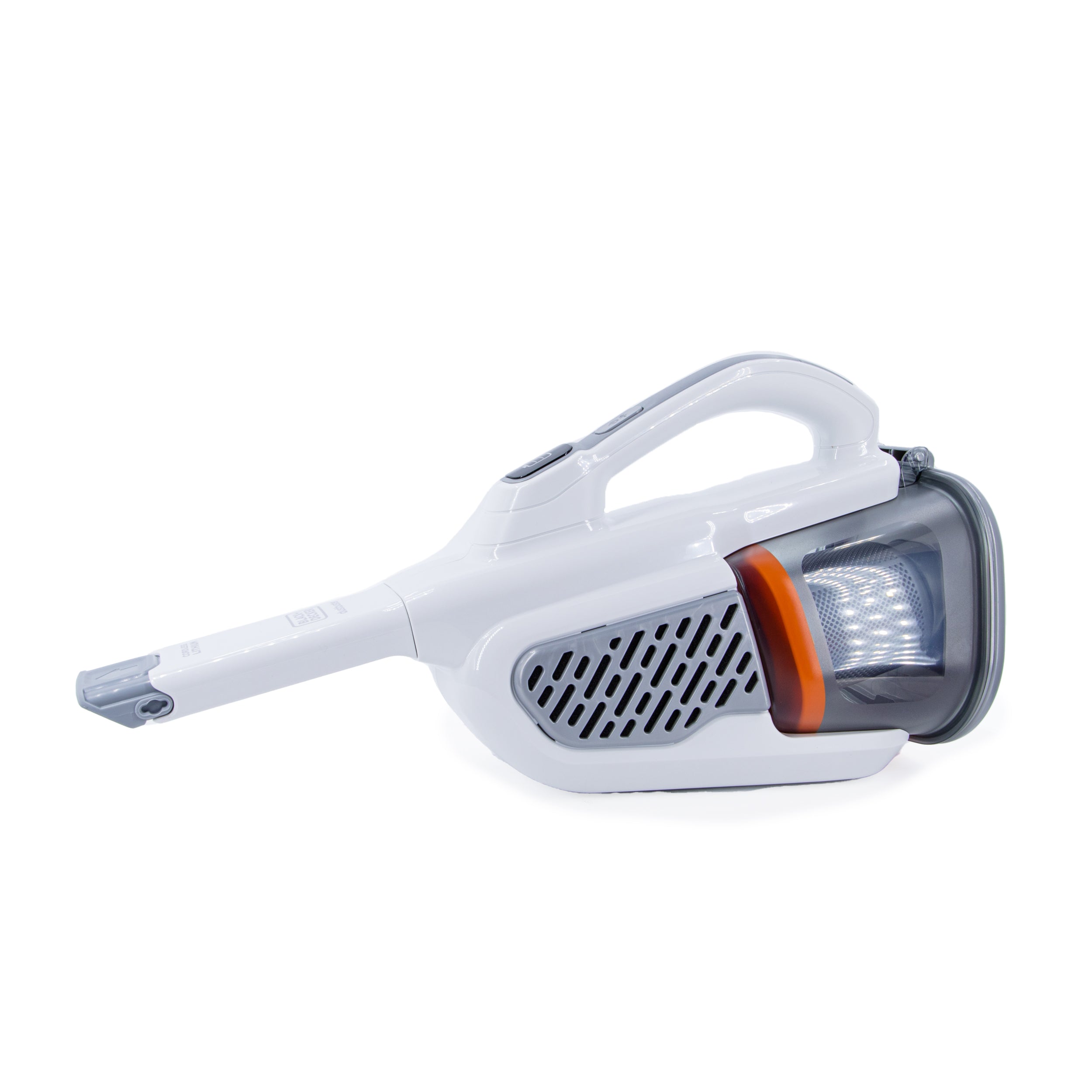 dustbuster® Handheld Vacuum, Cordless, AdvancedClean+™, White, Extra Long Crevice Tool