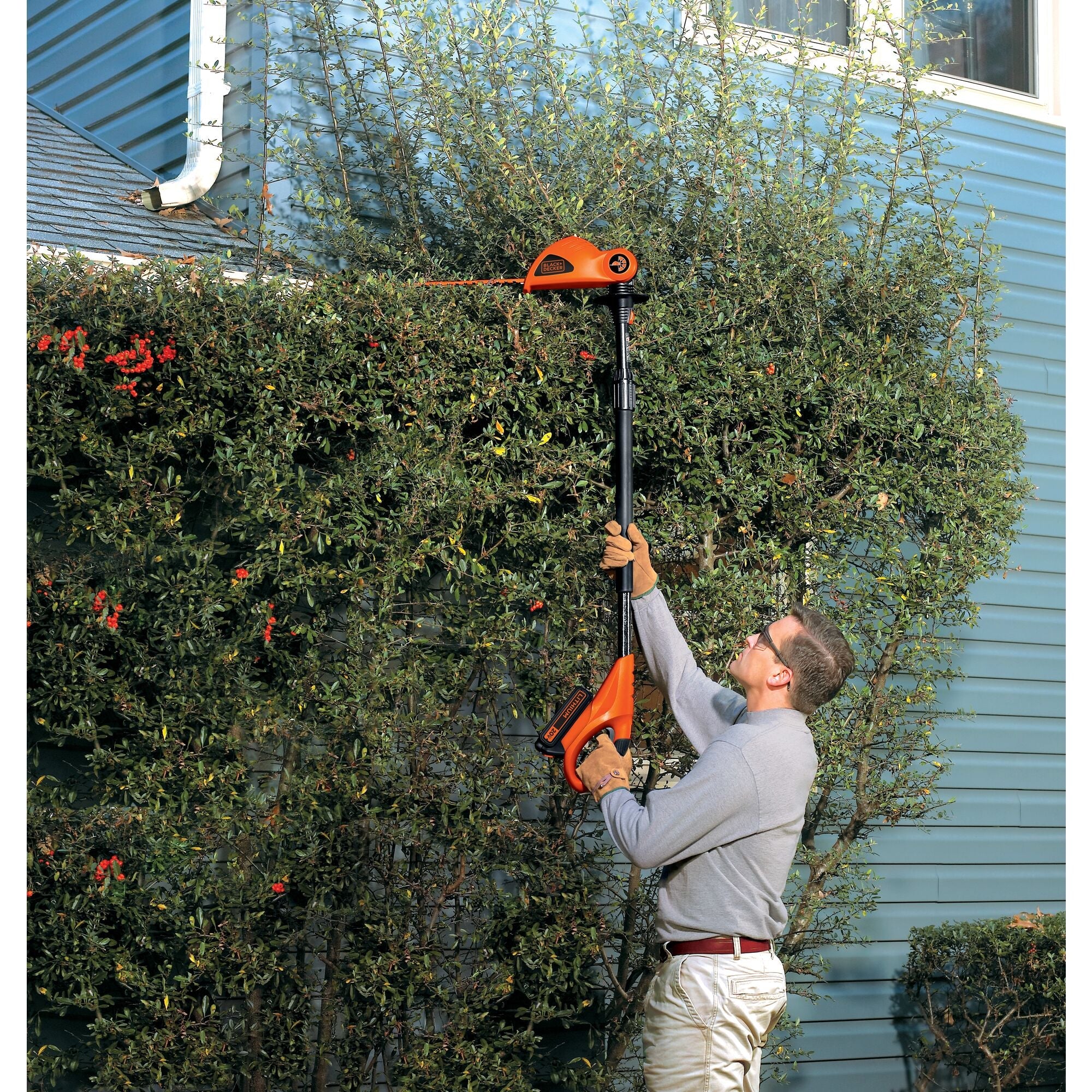20V MAX* POWERCONNECT™ Cordless 18 Inch Pole Hedge Trimmer, Battery and Charger Included