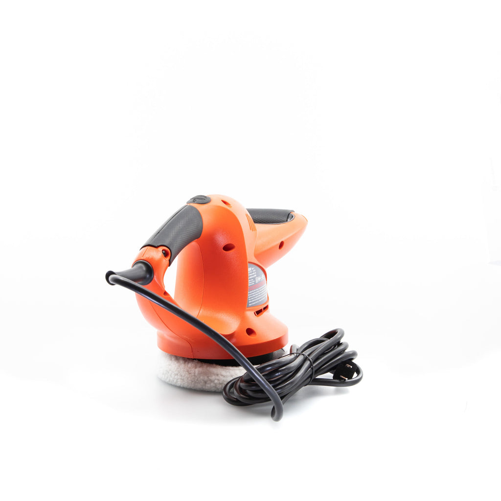 Orbital Car Buffer Polisher | Waxer, 6-Inch & 2 Bonnets