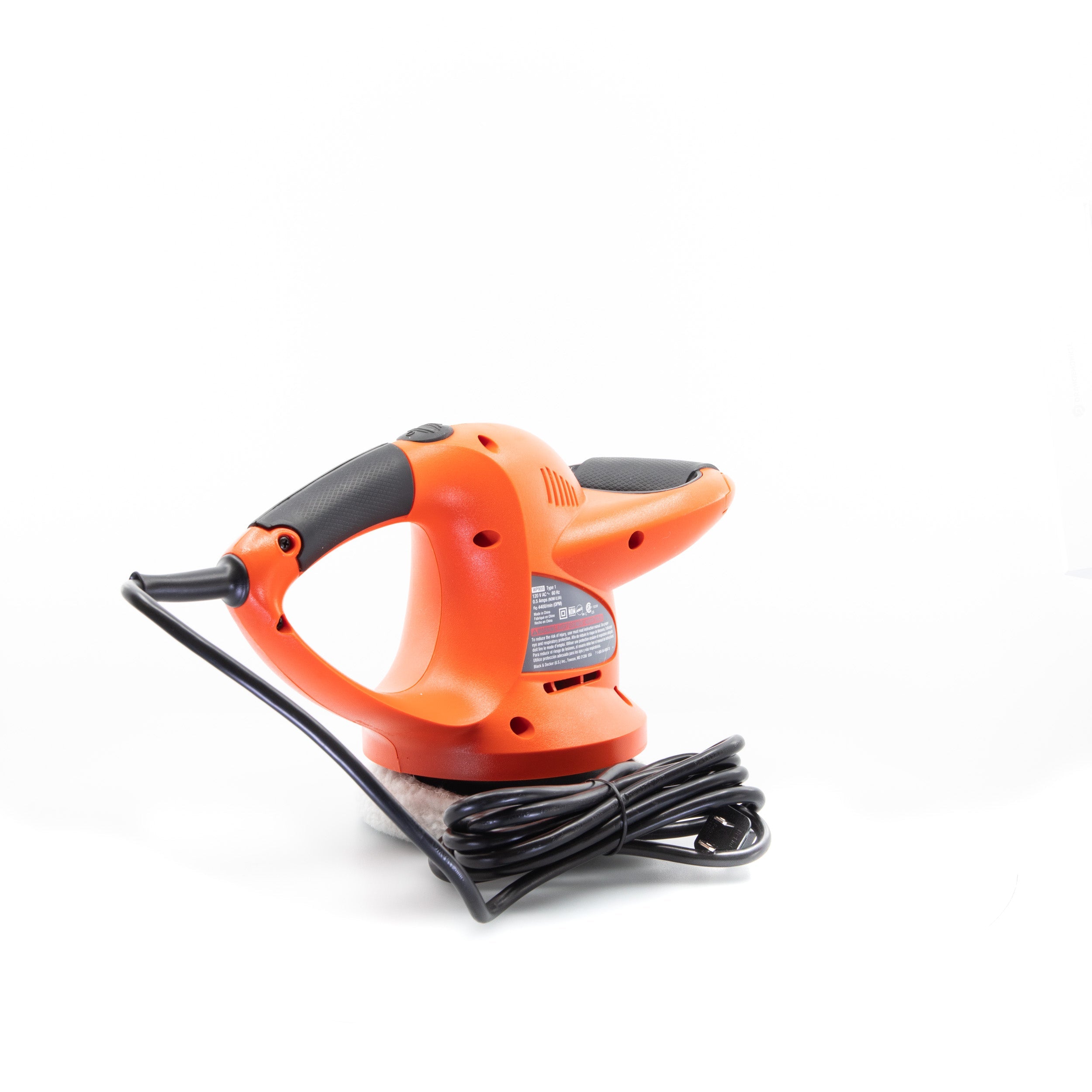 Orbital Car Buffer Polisher | Waxer, 6-Inch & 2 Bonnets