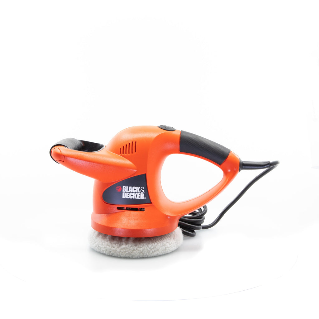 Orbital Car Buffer Polisher | Waxer, 6-Inch & 2 Bonnets