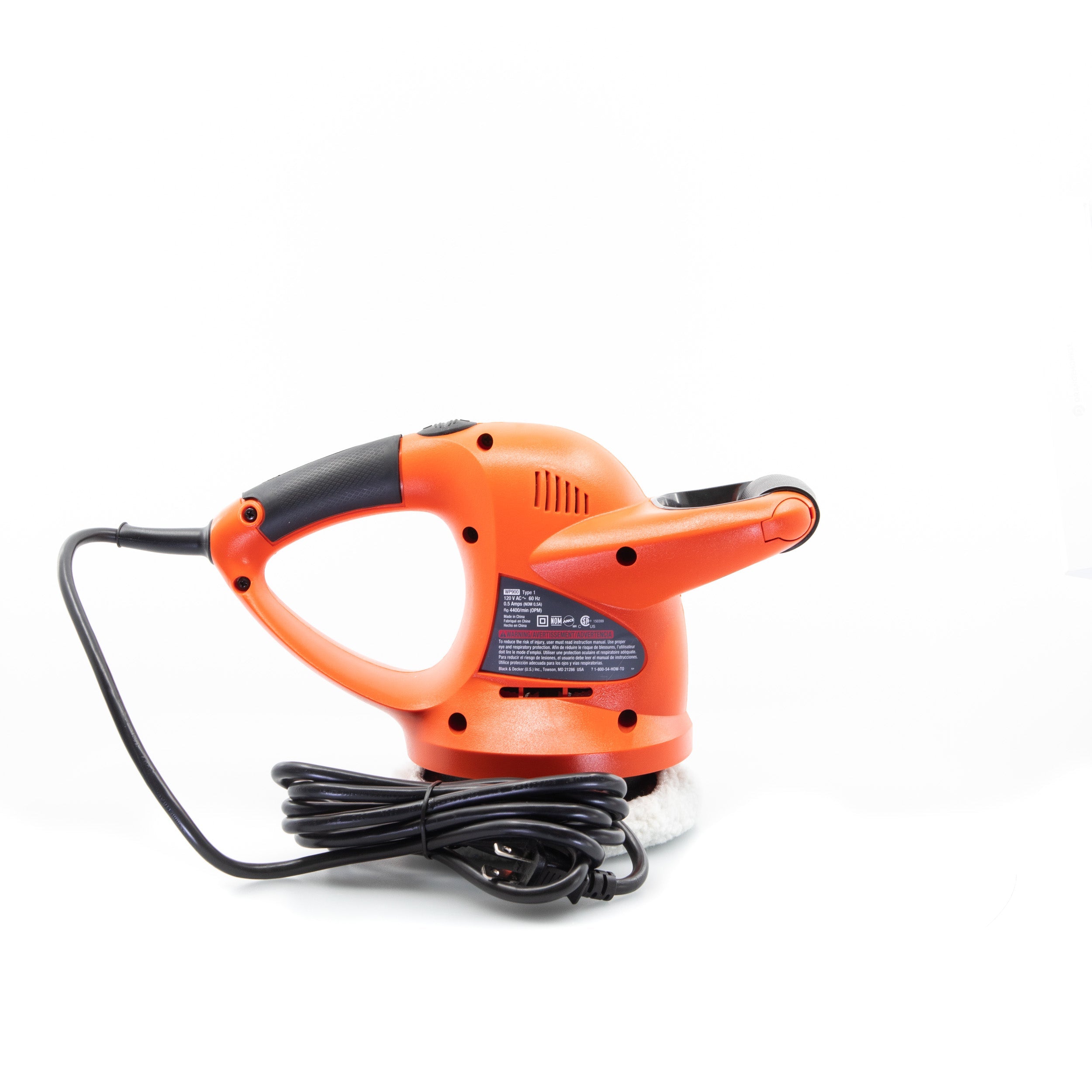 Orbital Car Buffer Polisher | Waxer, 6-Inch & 2 Bonnets