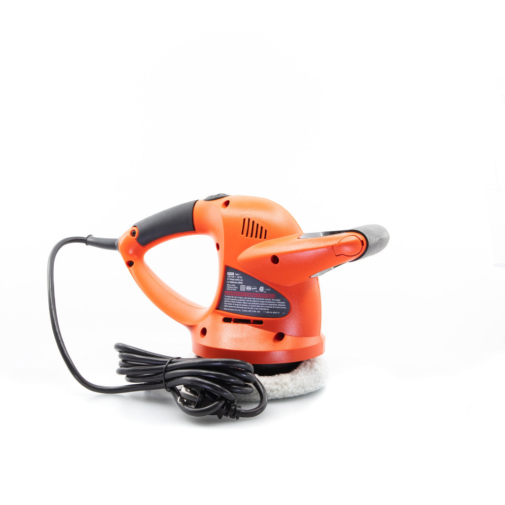 Orbital Car Buffer Polisher | Waxer, 6-Inch & 2 Bonnets