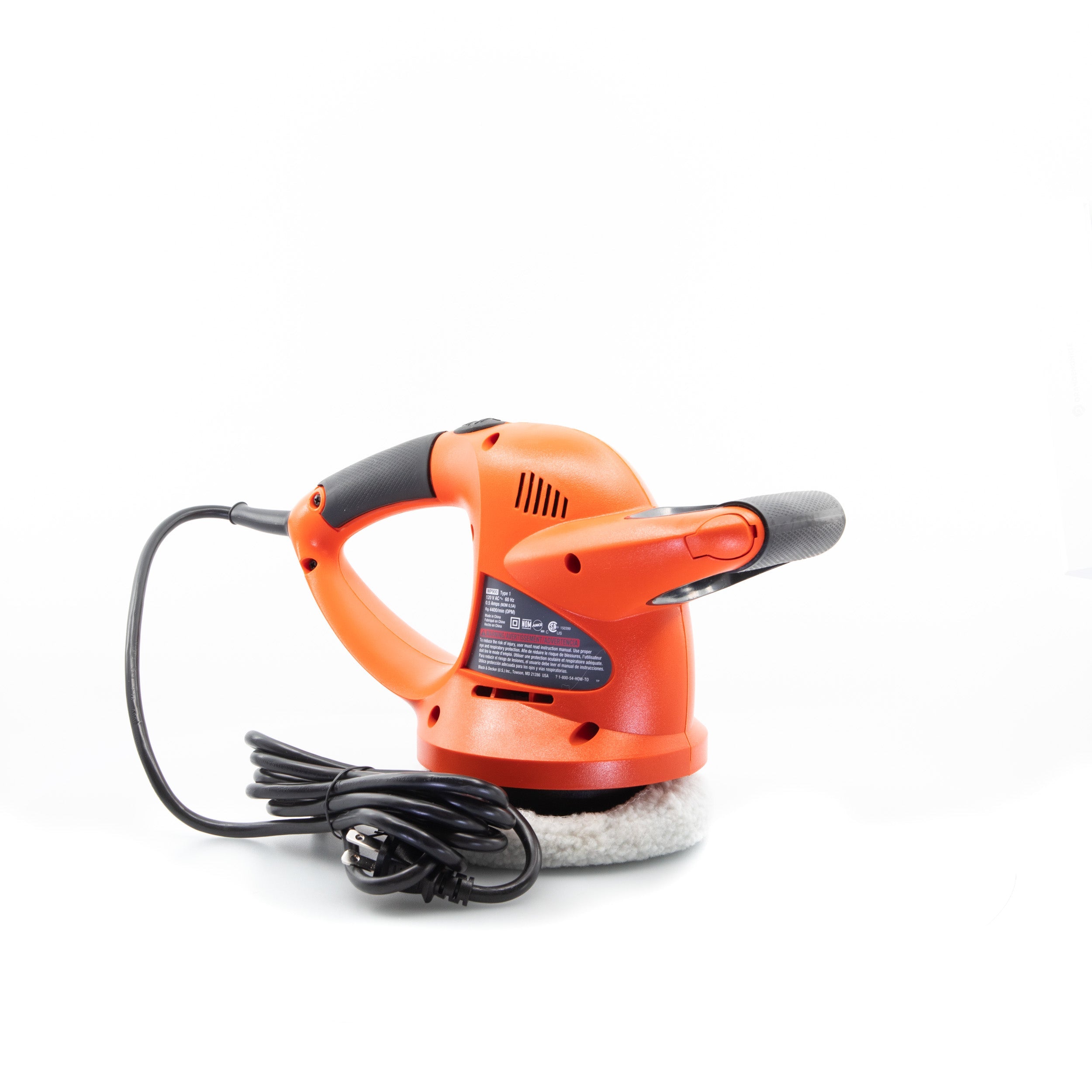 Orbital Car Buffer Polisher | Waxer, 6-Inch & 2 Bonnets