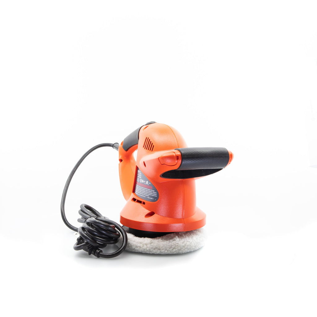 Orbital Car Buffer Polisher | Waxer, 6-Inch & 2 Bonnets