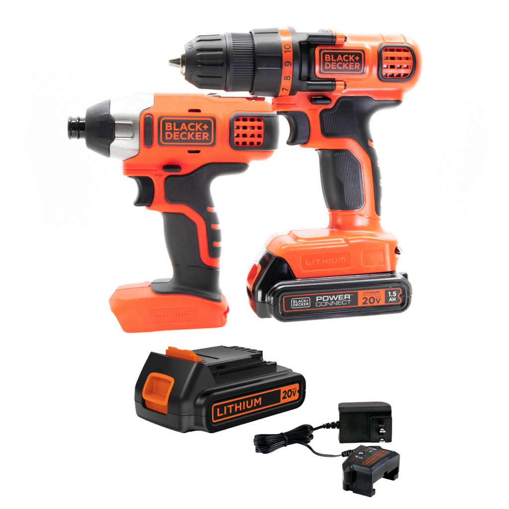 Drill, Impact Driver + Extra Battery and Charger
