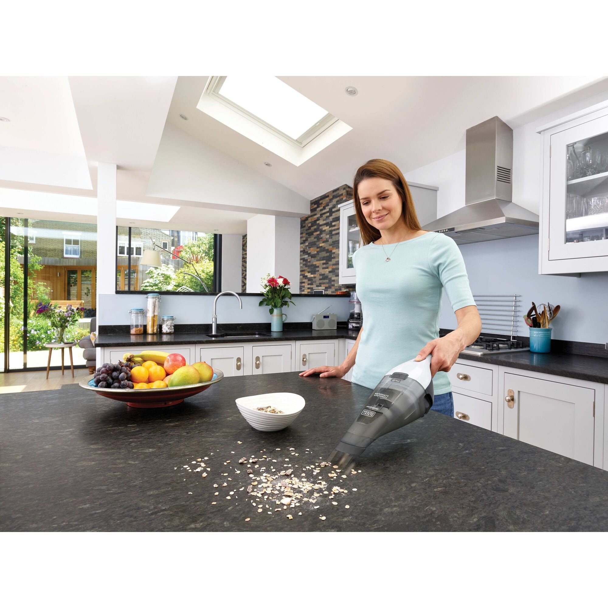 dustbuster® QuickClean™ Cordless Handheld Vacuum, Strong Suction